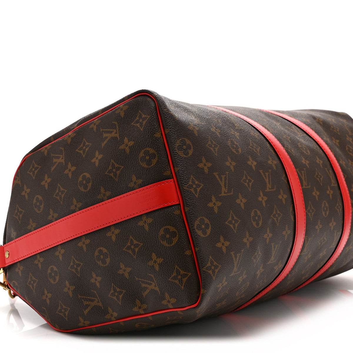 Calfskin Monogram Keepall Bandouliere 50 Coquelicot wholesalehk.shop