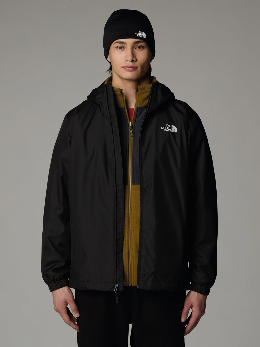 2026 New Arrival Giacca Quest con Cuciture Termosaldate Nero wholesalehk.shop