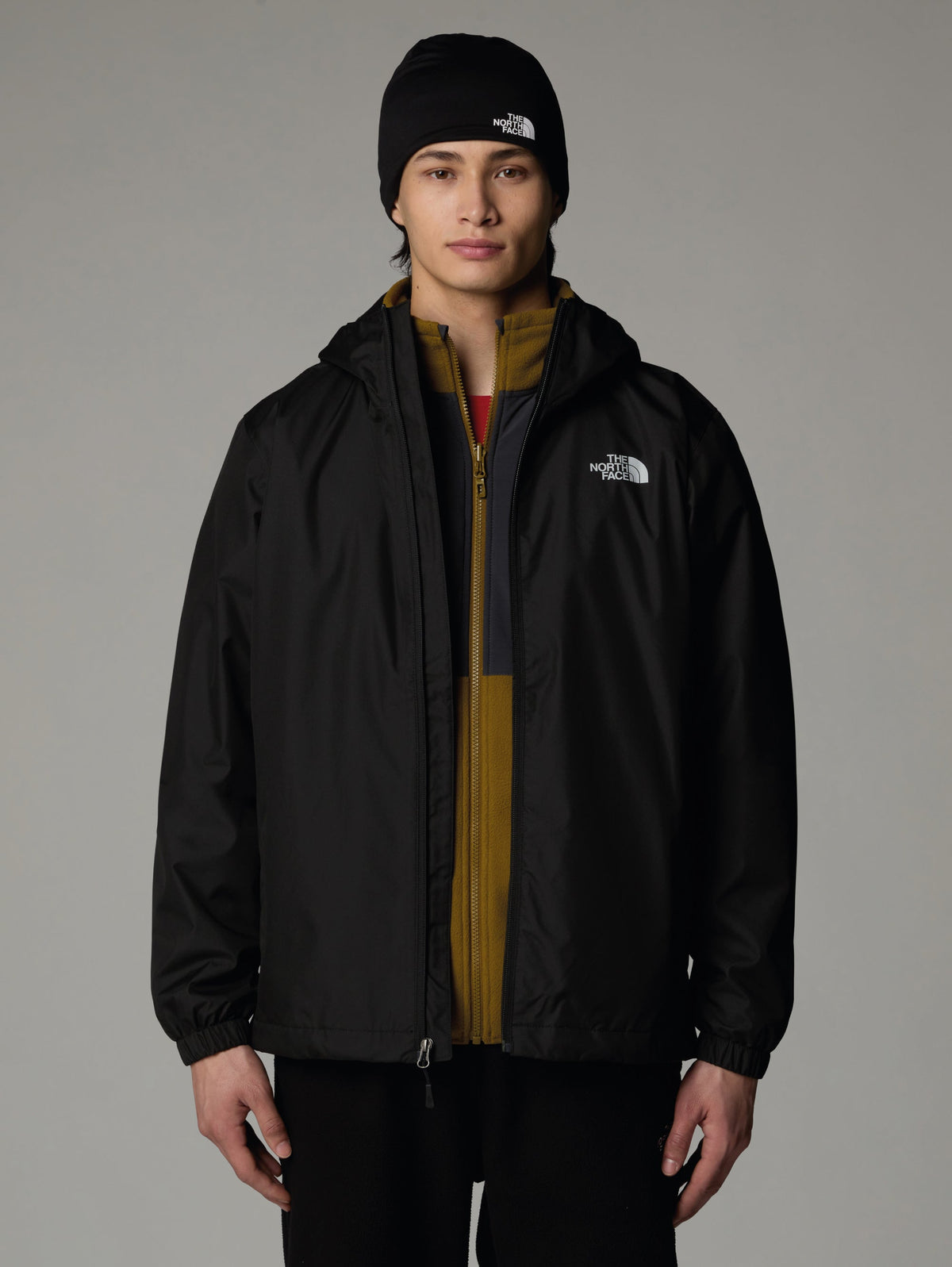 2026 New Arrival Giacca Quest con Cuciture Termosaldate Nero wholesalehk.shop