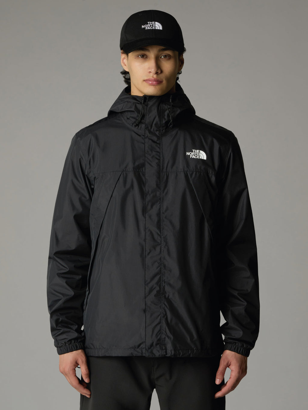 2026 New Arrival Giacca Antora Impermeabile con Cappuccio Nero wholesalehk.shop