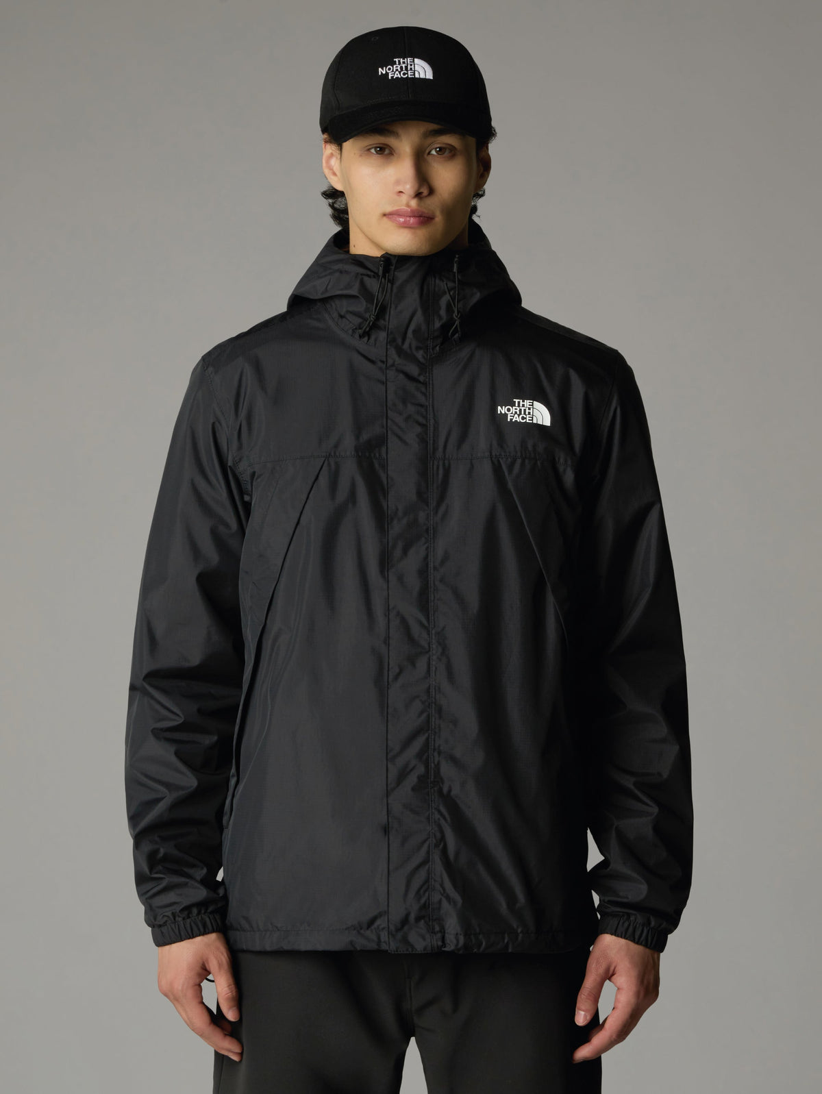 2026 New Arrival Giacca Antora Impermeabile con Cappuccio Nero wholesalehk.shop