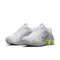 Women's Nike Shox R4 "White Metallic Silver Volt"