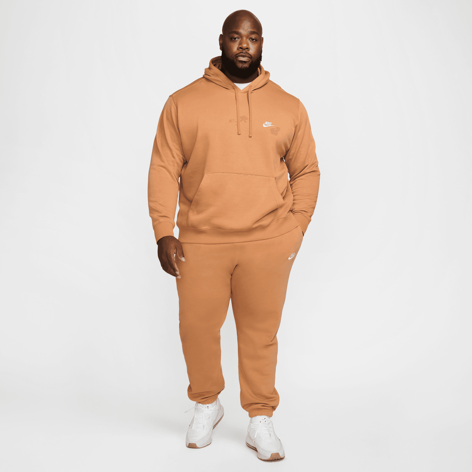 Men's Nike Sportswear Club Fleece Pullover Hoodie "Flax"