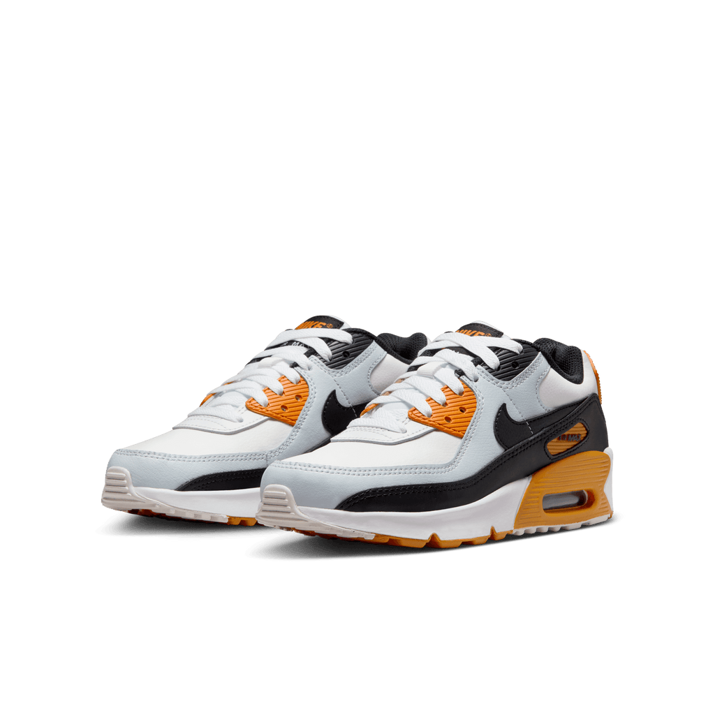 Big Kidsâ€?Nike Air Max 90 LTR "White Monarch Black"