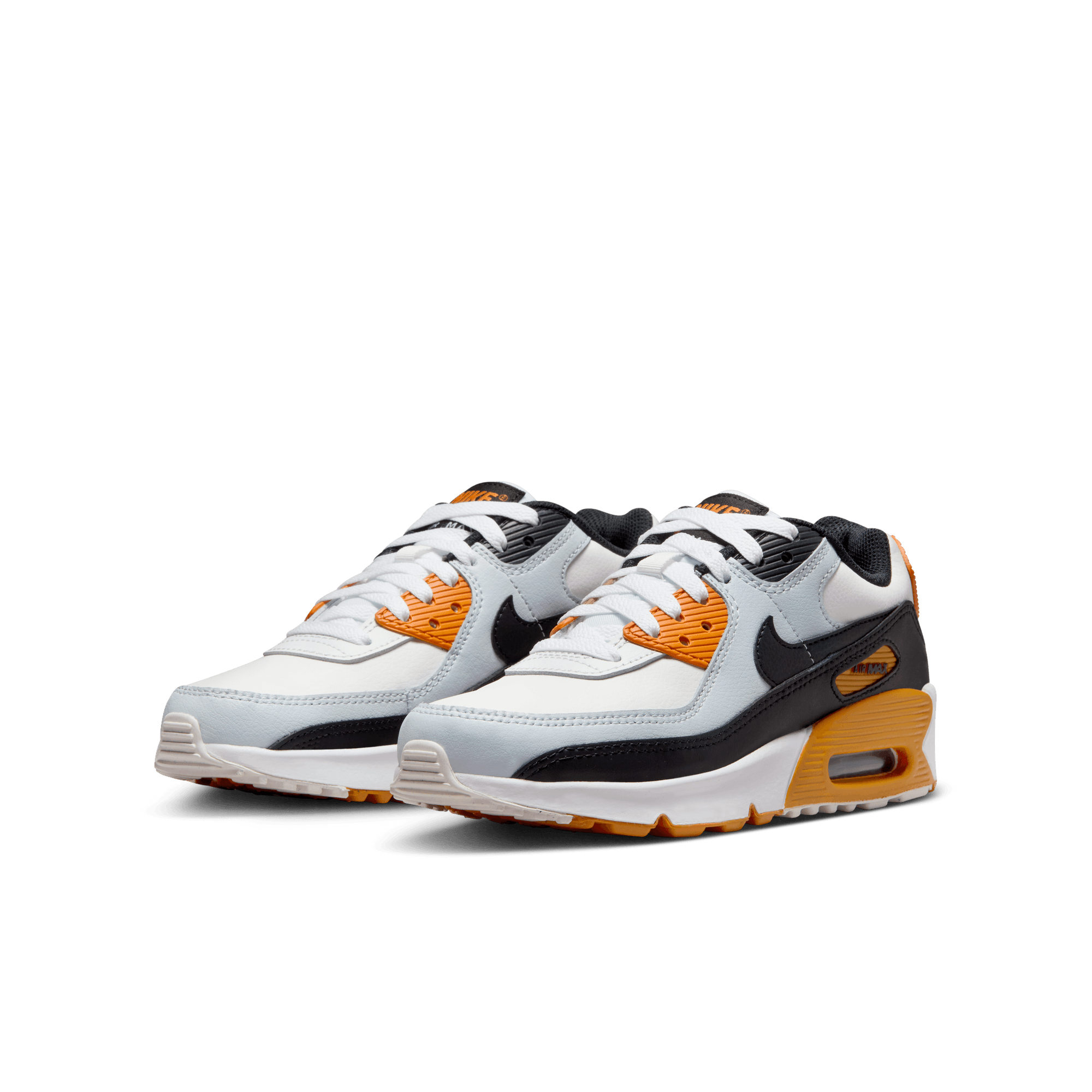Big Kidsâ€?Nike Air Max 90 LTR "White Monarch Black"