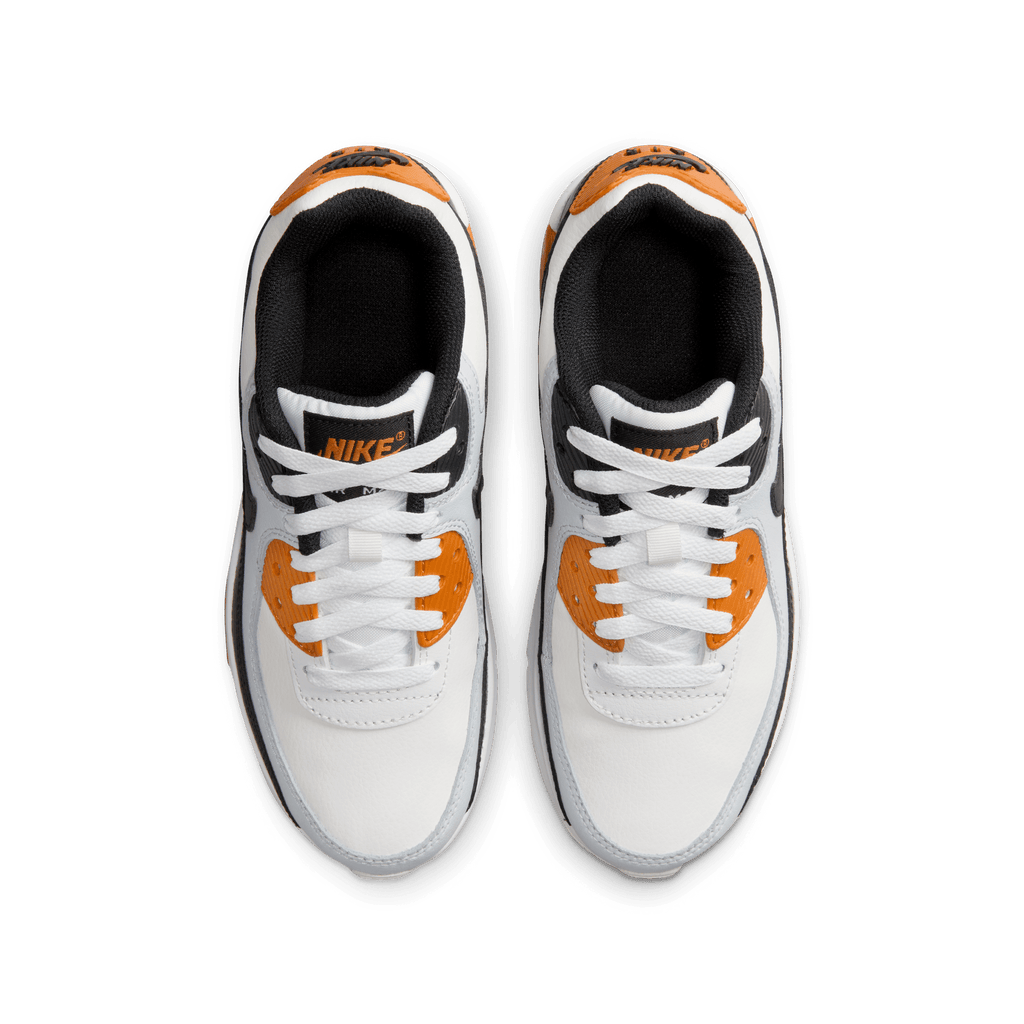 Big Kidsâ€?Nike Air Max 90 LTR "White Monarch Black"