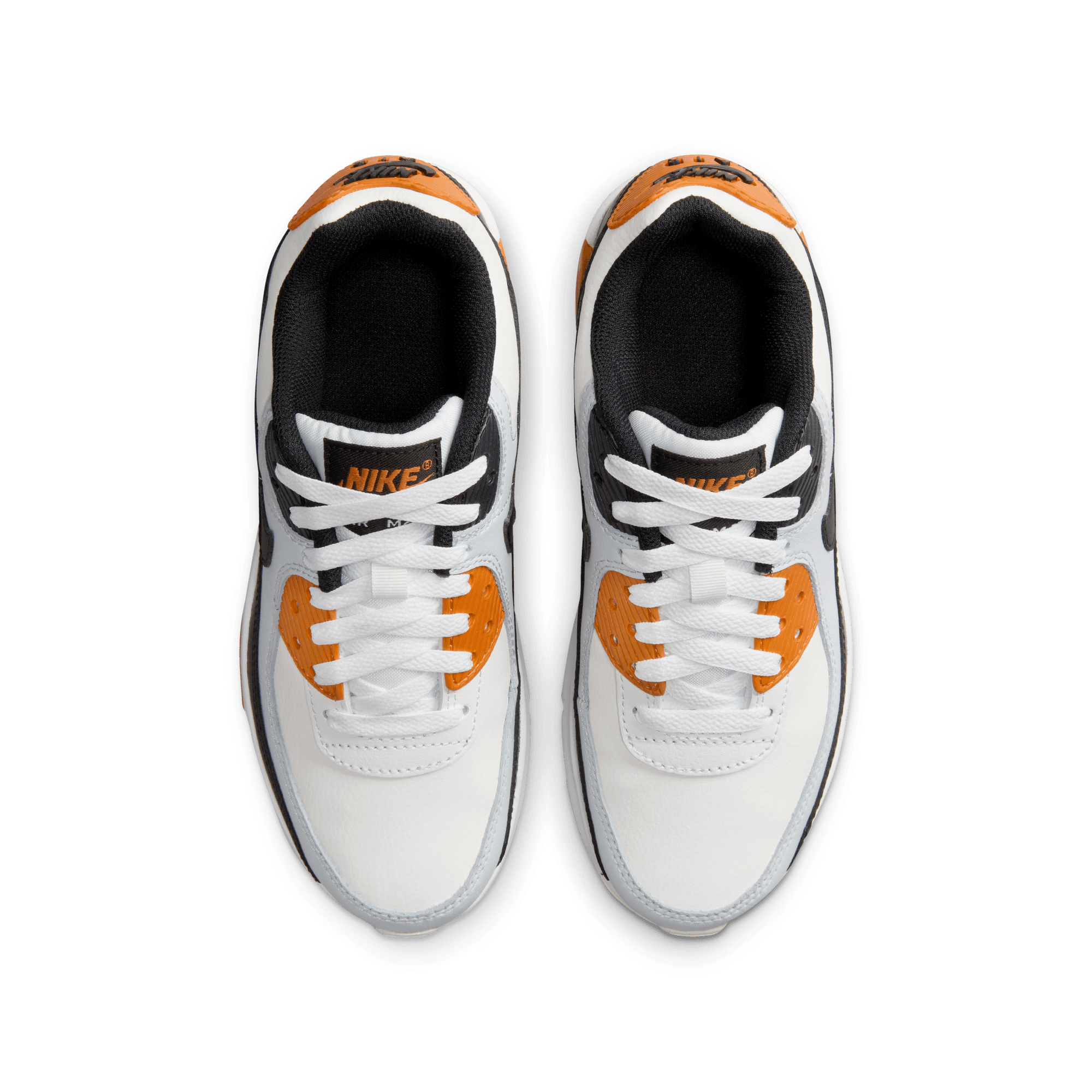 Big Kidsâ€?Nike Air Max 90 LTR "White Monarch Black"