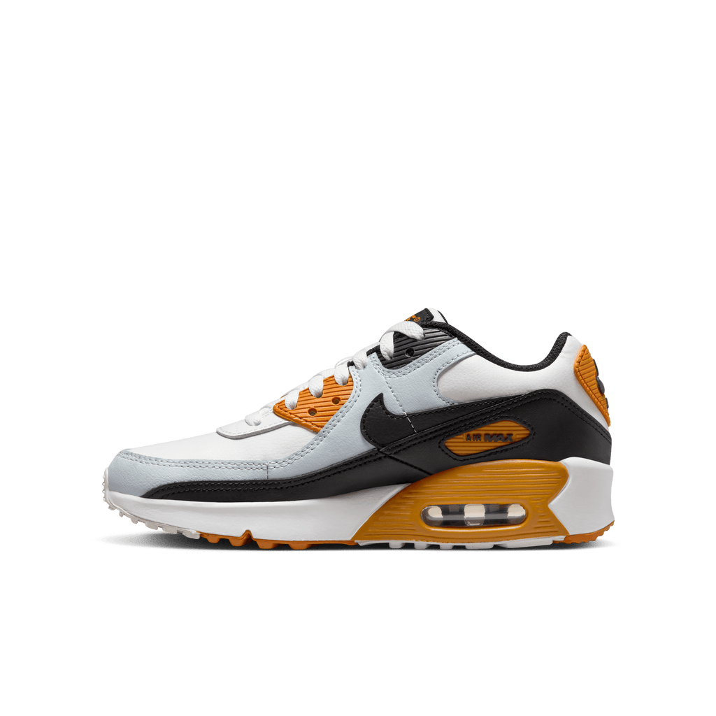 Big Kidsâ€?Nike Air Max 90 LTR "White Monarch Black"