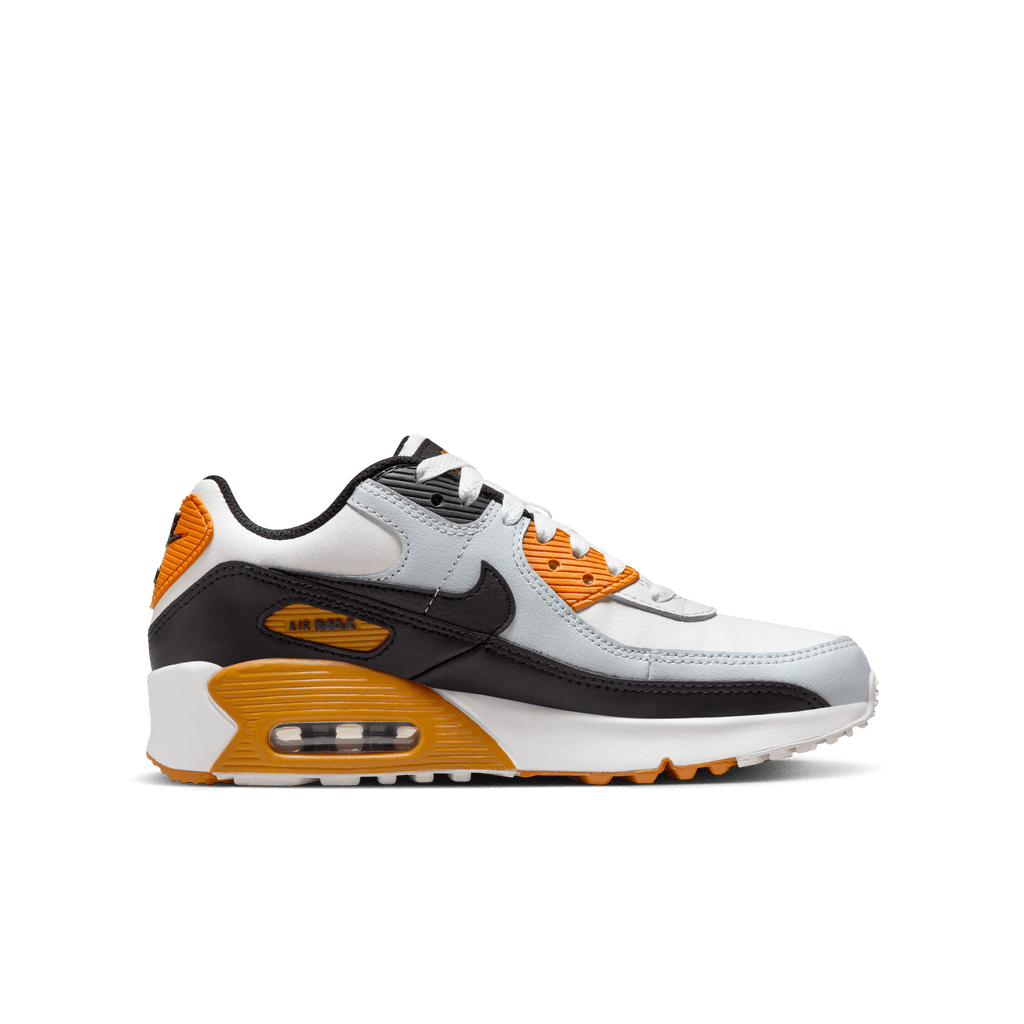 Big Kidsâ€?Nike Air Max 90 LTR "White Monarch Black"
