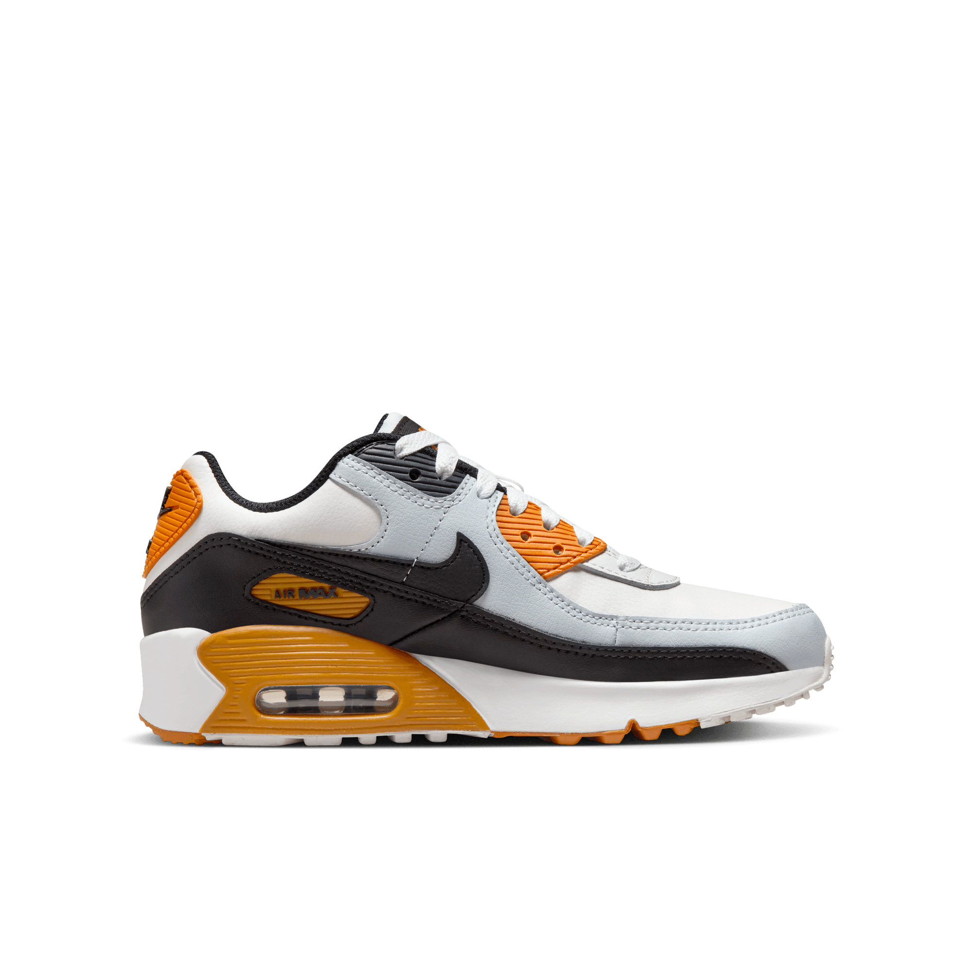 Big Kidsâ€?Nike Air Max 90 LTR "White Monarch Black"