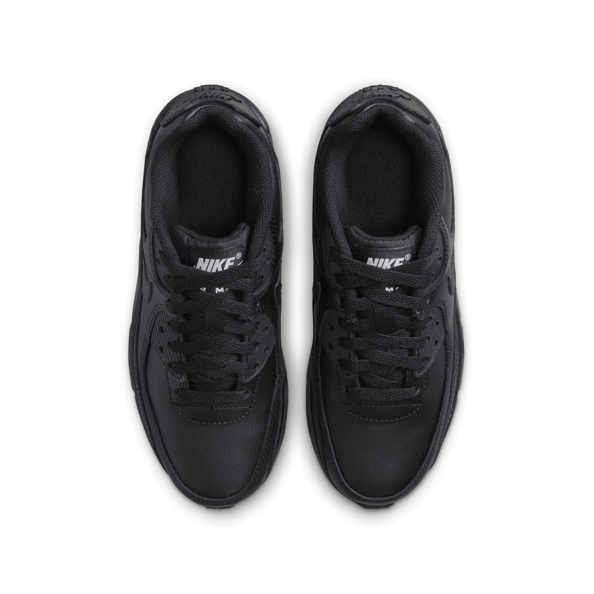 Big Kidsâ€?Nike Air Max 90 LTR "Triple Black"