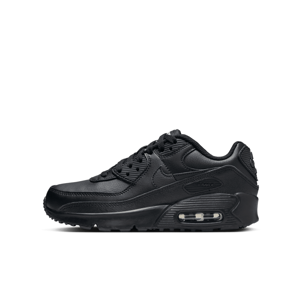 Big Kidsâ€?Nike Air Max 90 LTR "Triple Black"