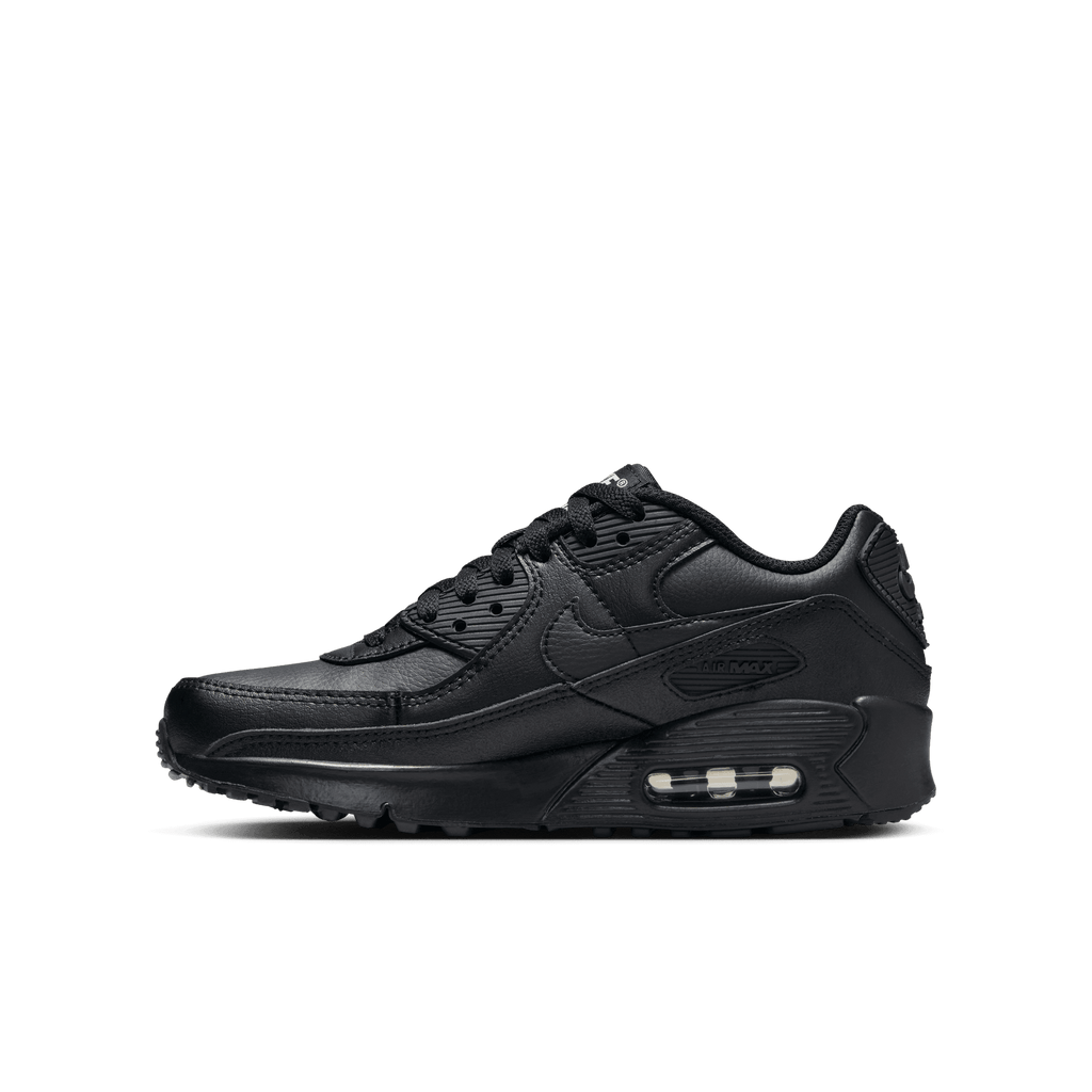 Big Kidsâ€?Nike Air Max 90 LTR "Triple Black"