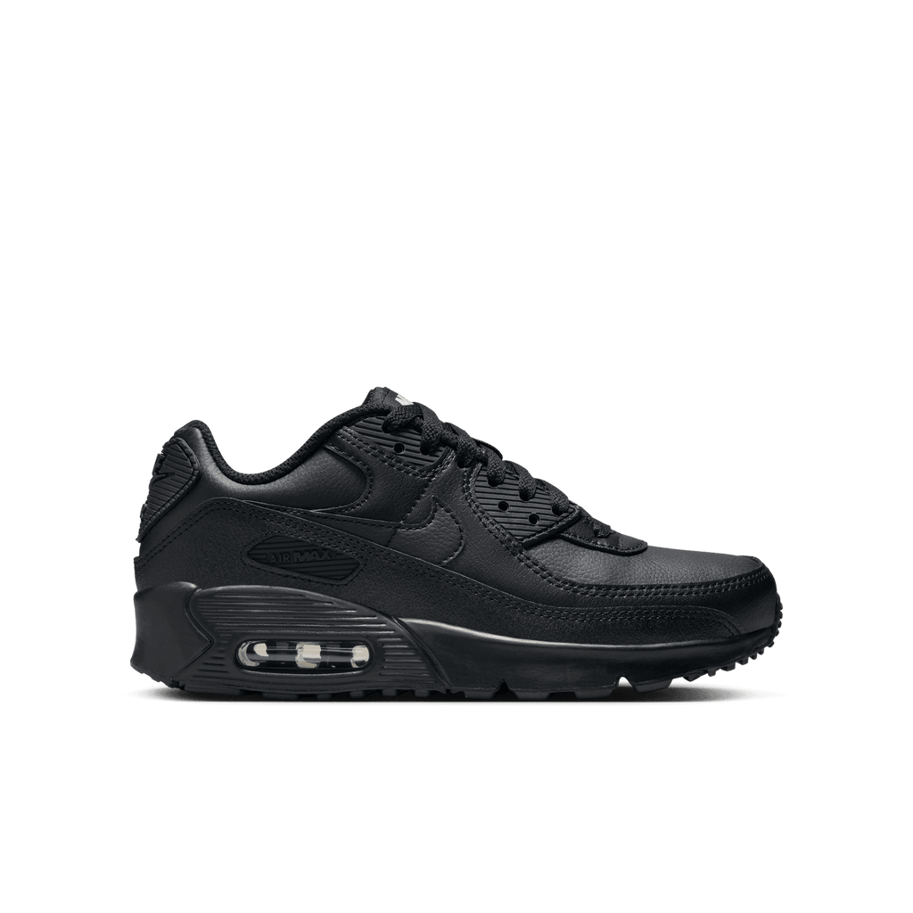 Big Kidsâ€?Nike Air Max 90 LTR "Triple Black"