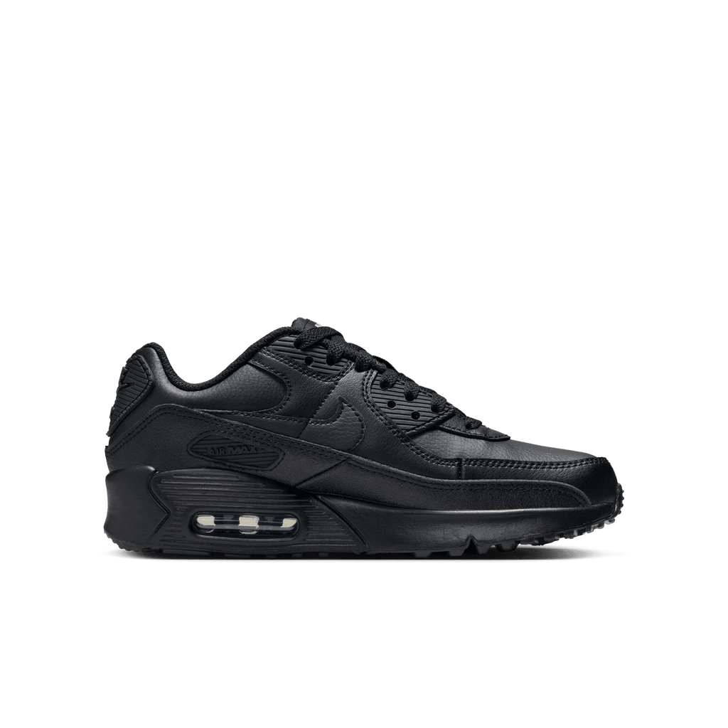 Big Kidsâ€?Nike Air Max 90 LTR "Triple Black"