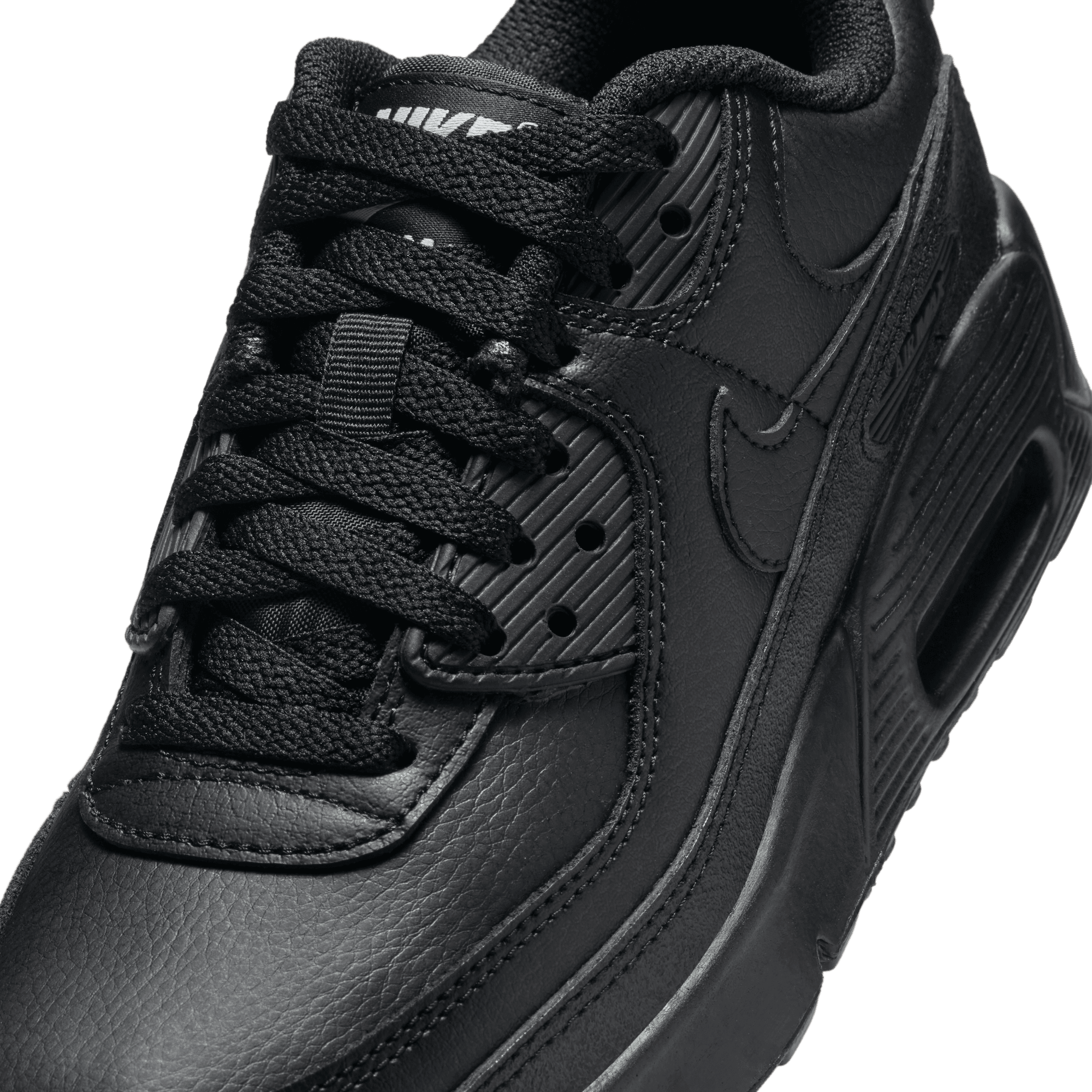 Big Kidsâ€?Nike Air Max 90 LTR "Triple Black"