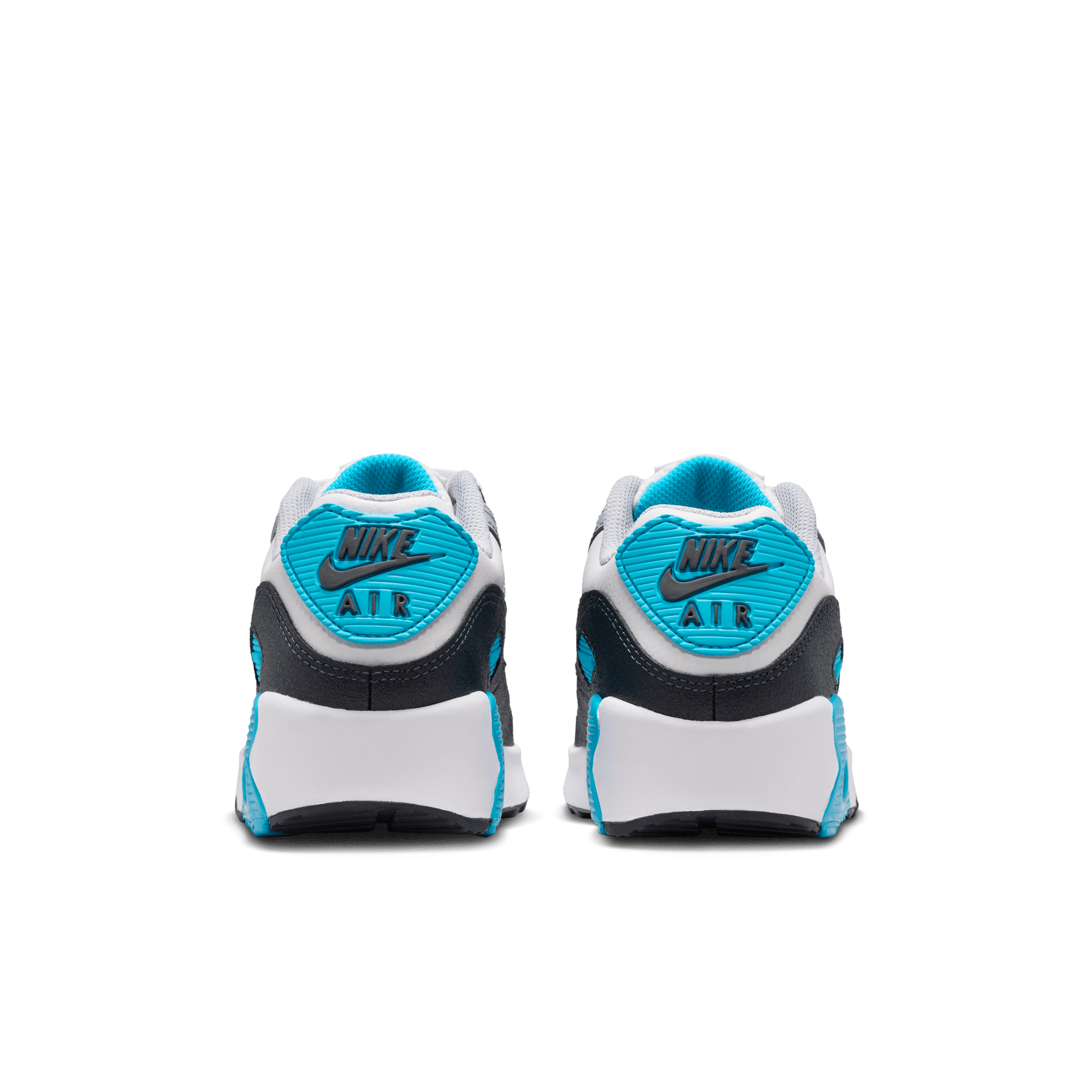 Big Kidsâ€?Nike Air Max 90 LTR "Platinum Tint Blue Lightning"