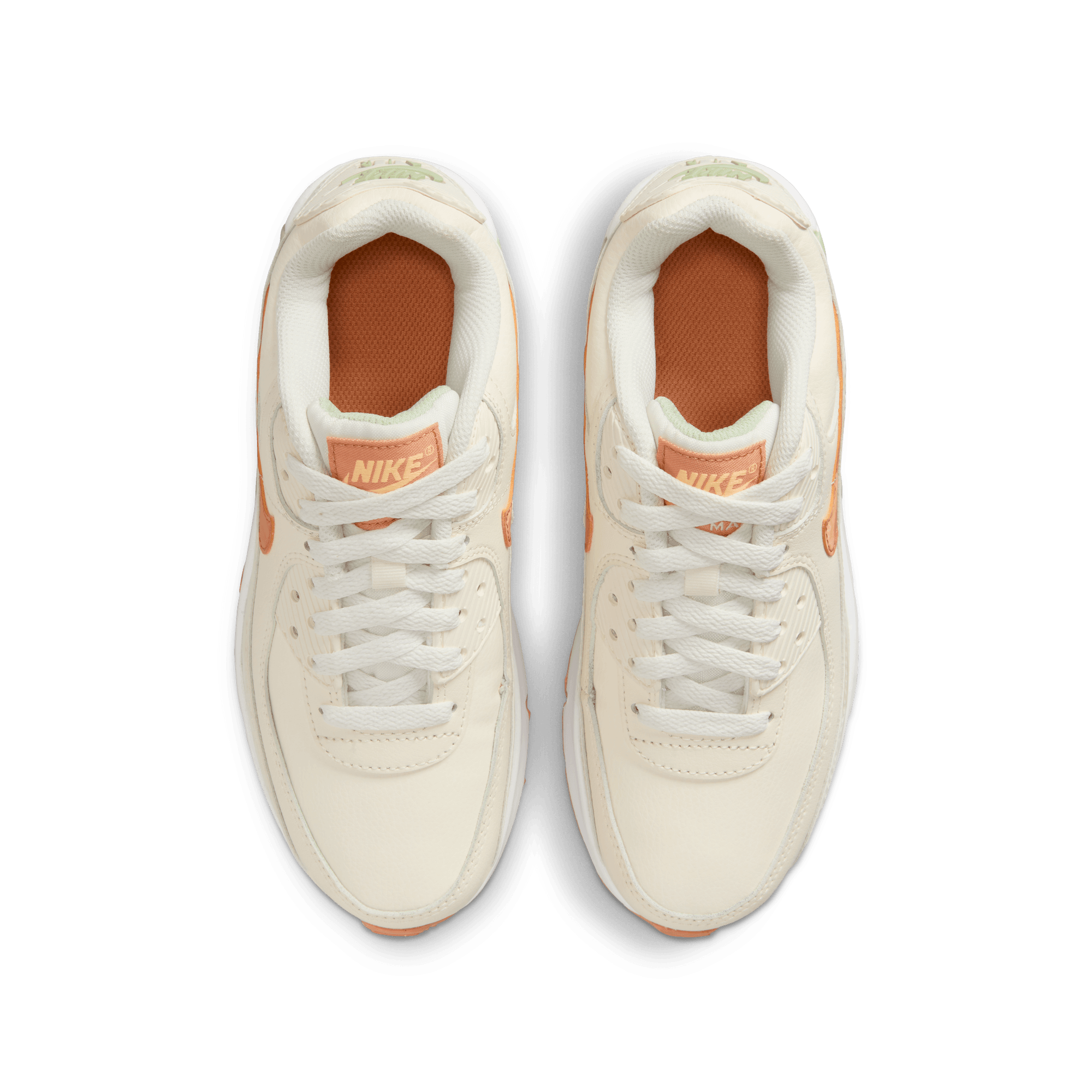 Big Kidsâ€?Nike Air Max 90 LTR "Pale Ivory Honeydew"