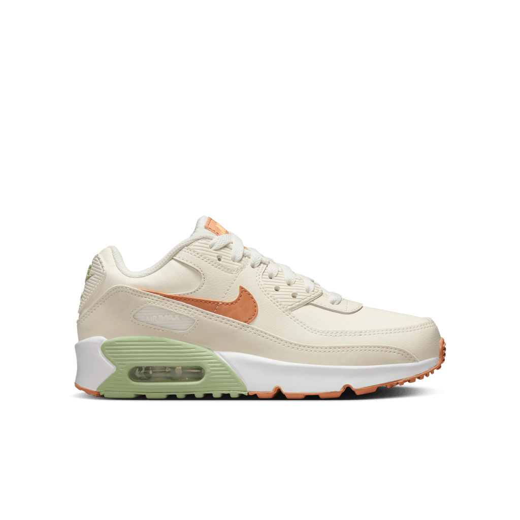 Big Kidsâ€?Nike Air Max 90 LTR "Pale Ivory Honeydew"