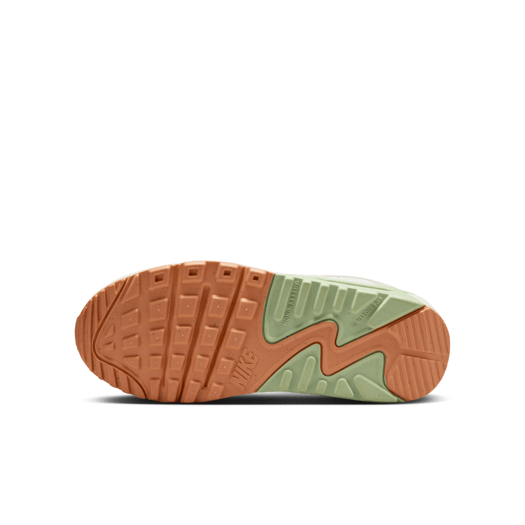 Big Kidsâ€?Nike Air Max 90 LTR "Pale Ivory Honeydew"