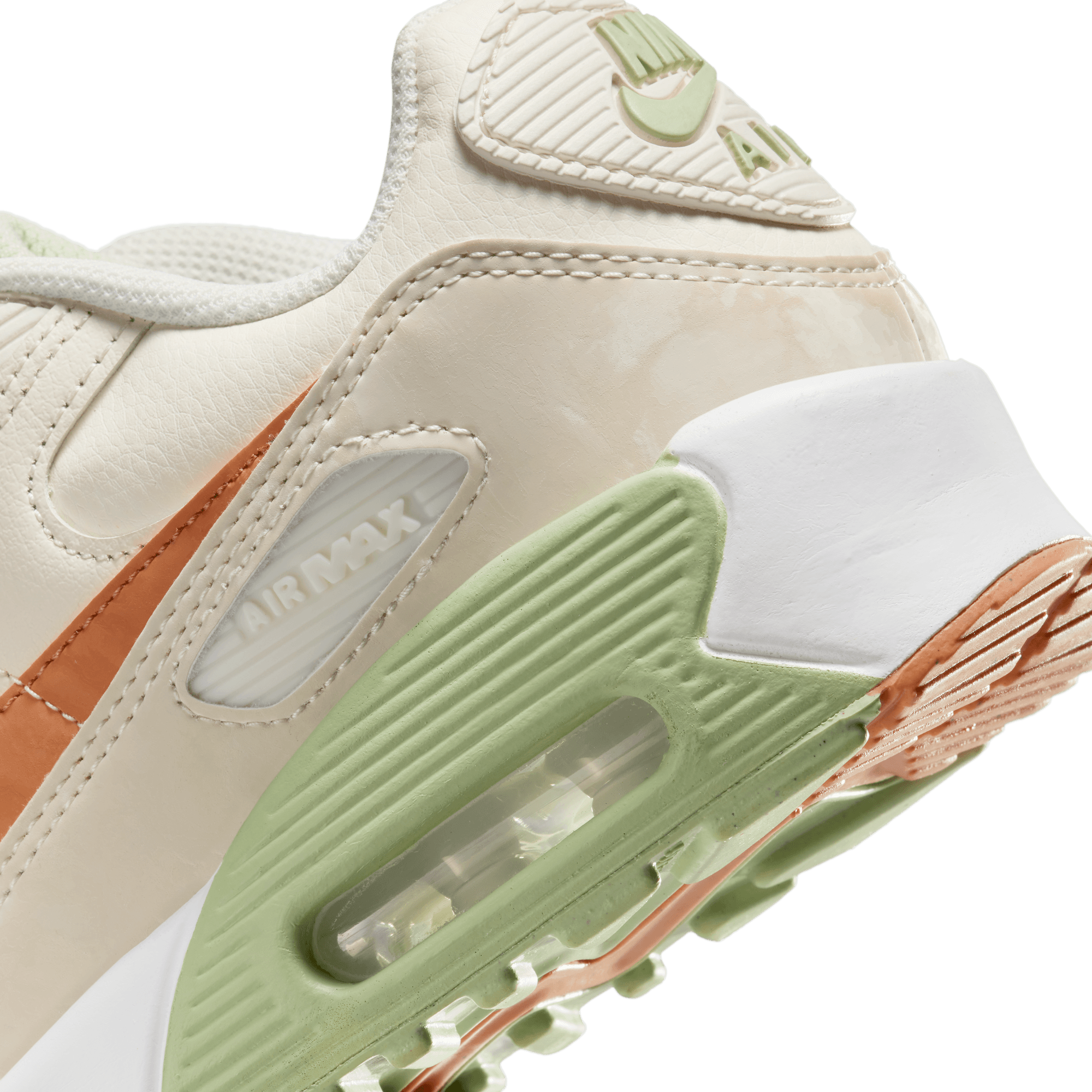 Big Kidsâ€?Nike Air Max 90 LTR "Pale Ivory Honeydew"
