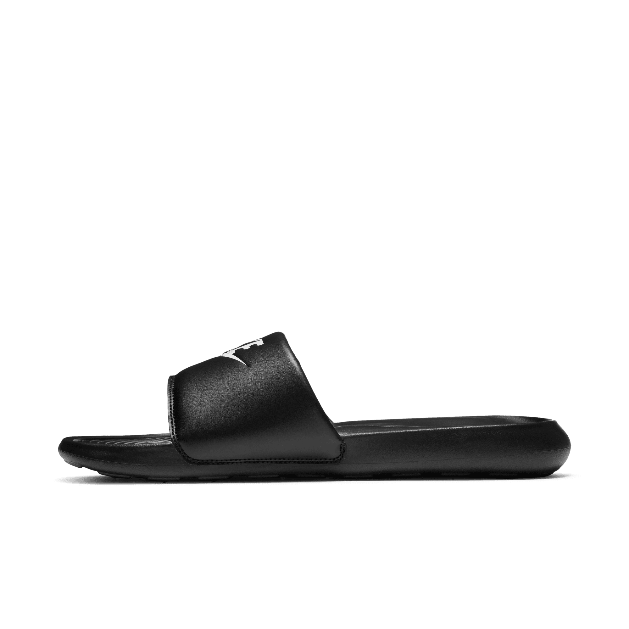 Men's Nike Victori One Slides "Black White"