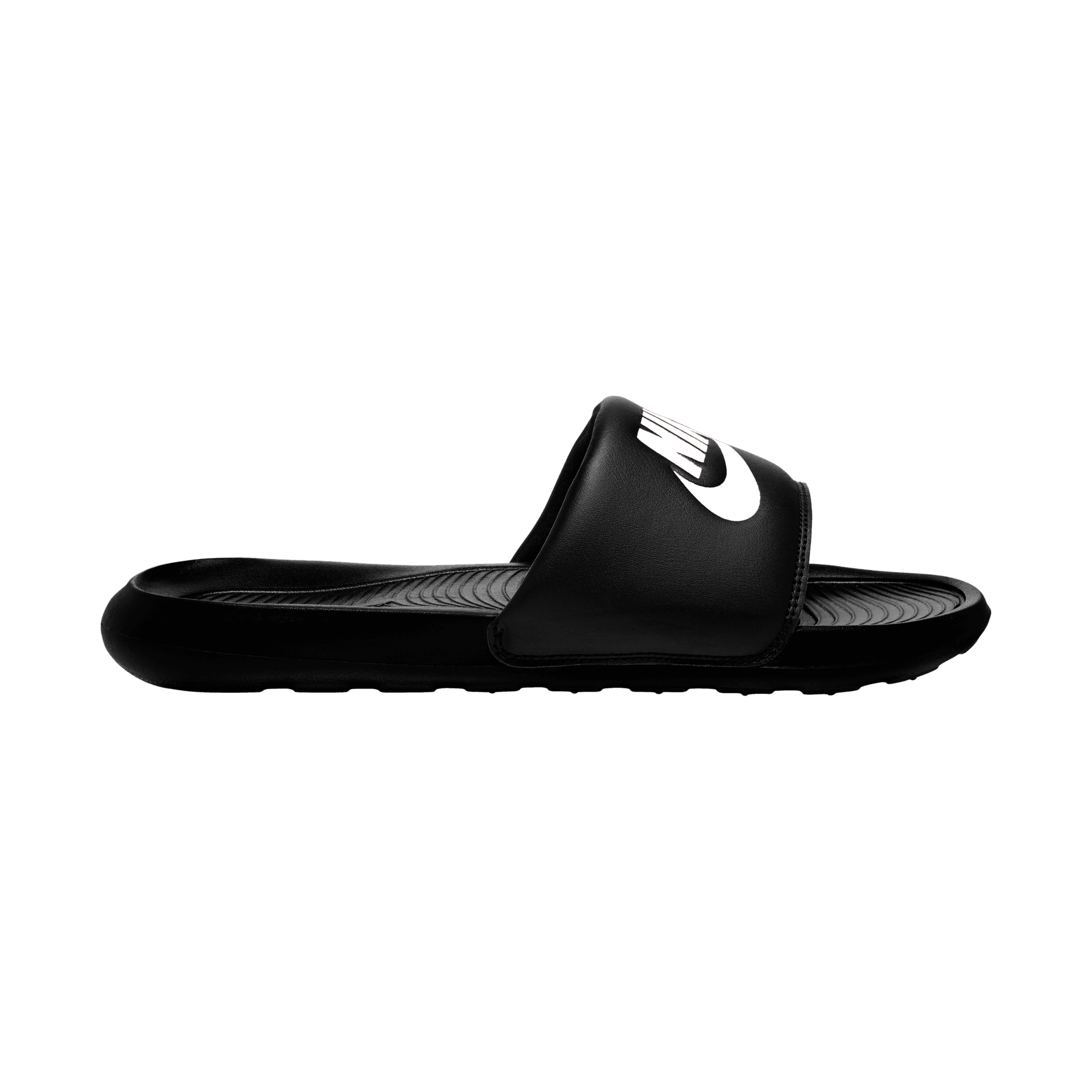 Men's Nike Victori One Slides "Black White"