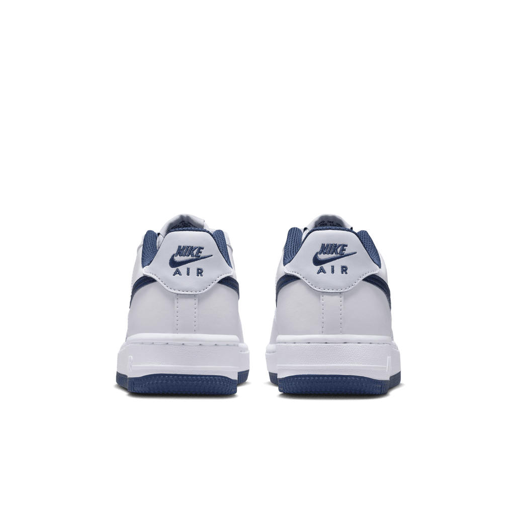 Big Kids' Nike Air Force 1 "White Football Grey Midnight Navy"