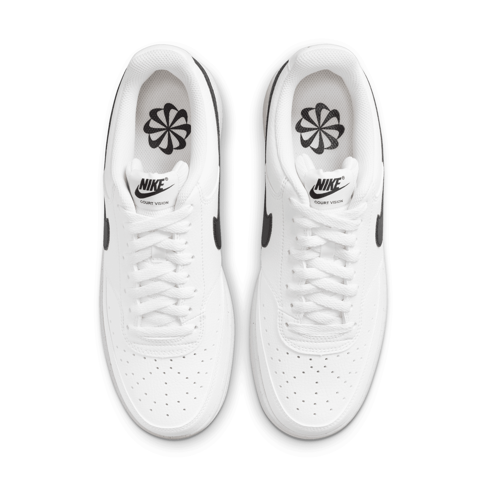 Men's Nike Court Vision Low Next Nature "White Black"