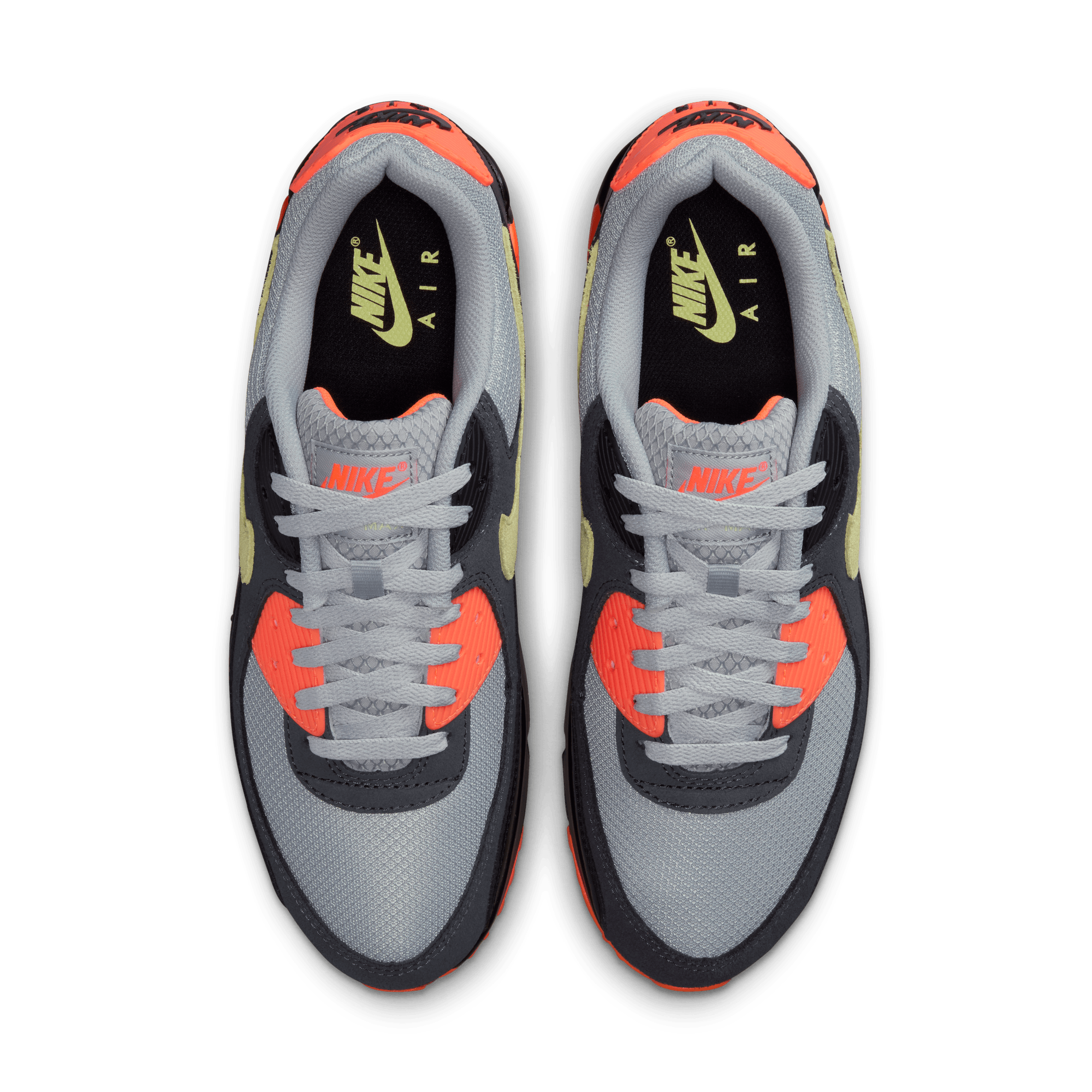 Men's Nike Air Max 90 "Smoke Grey Hyper Crimson"