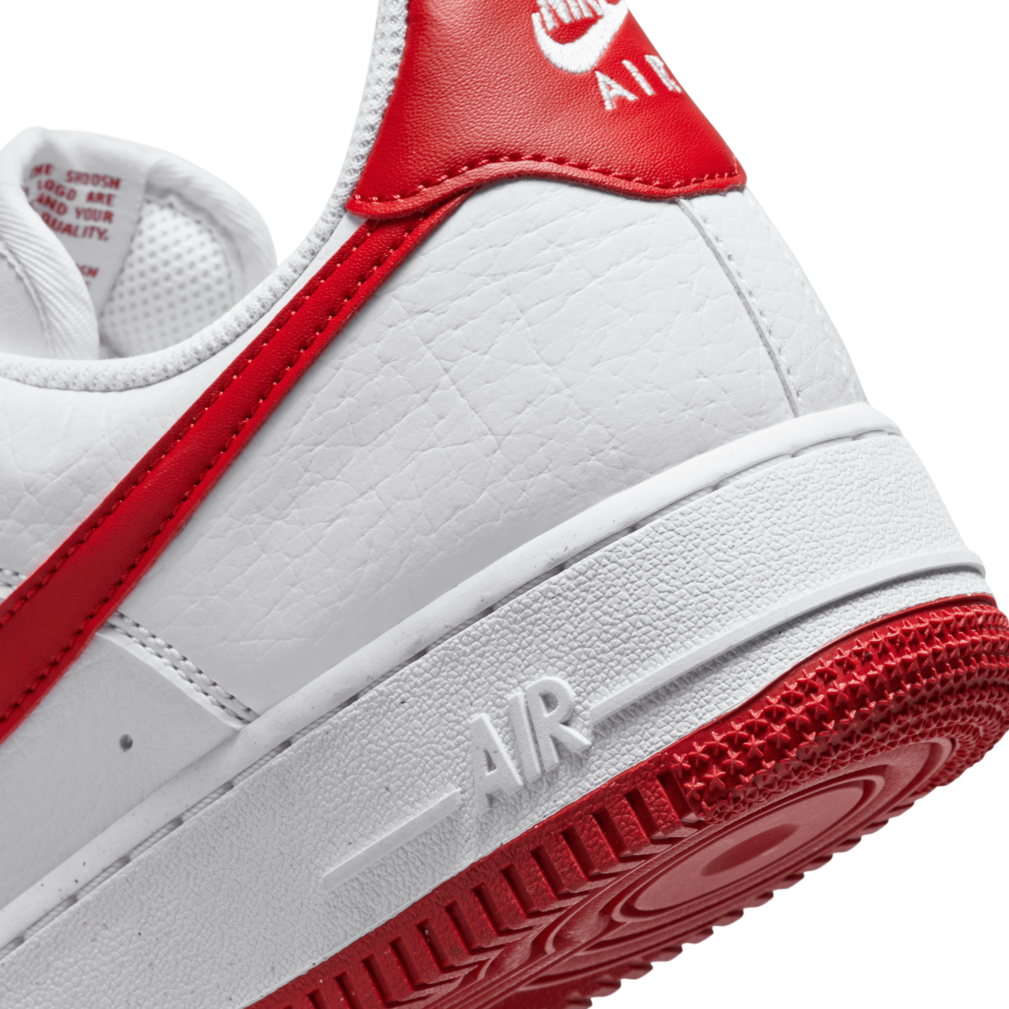Women's Nike Air Force 1 '07  Next Nature "White Gym Red"