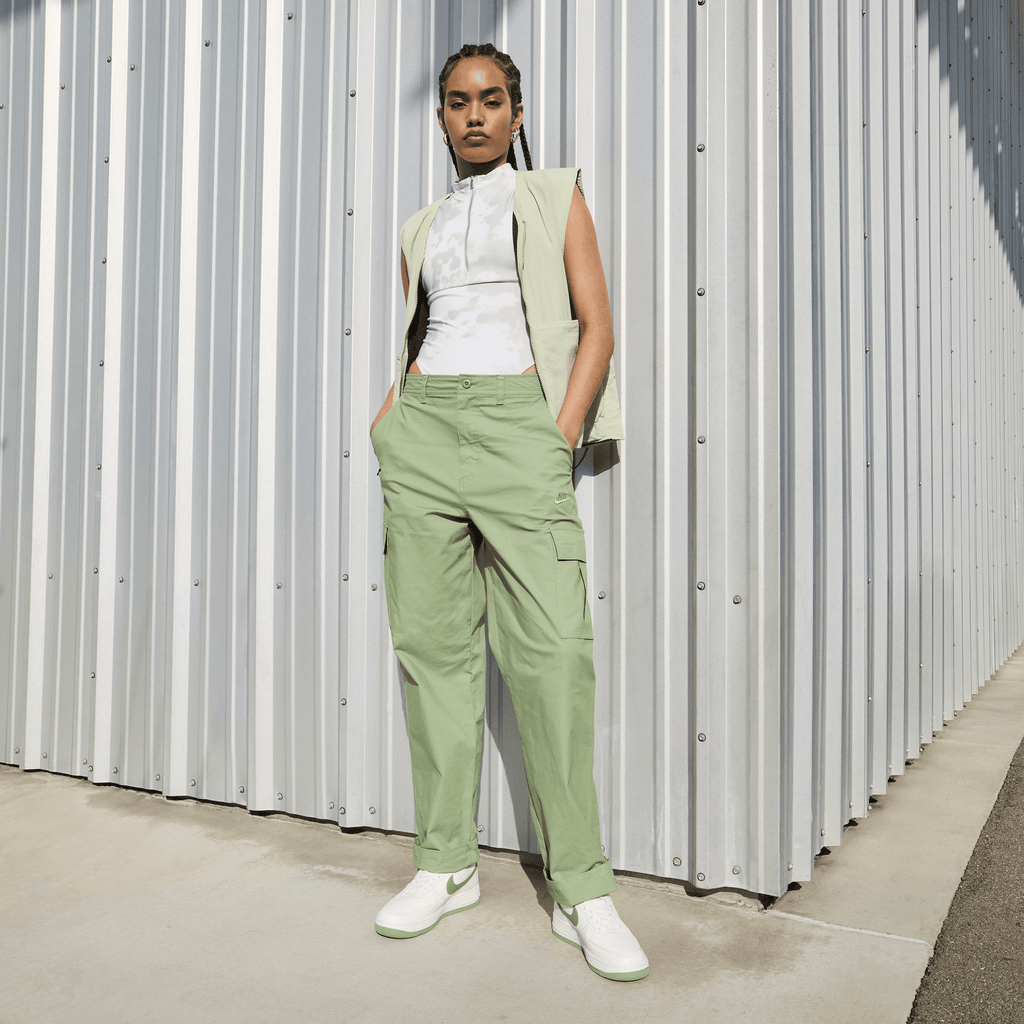 Women's Nike Air Force 1 '07  Next Nature "Sail Oil Green"