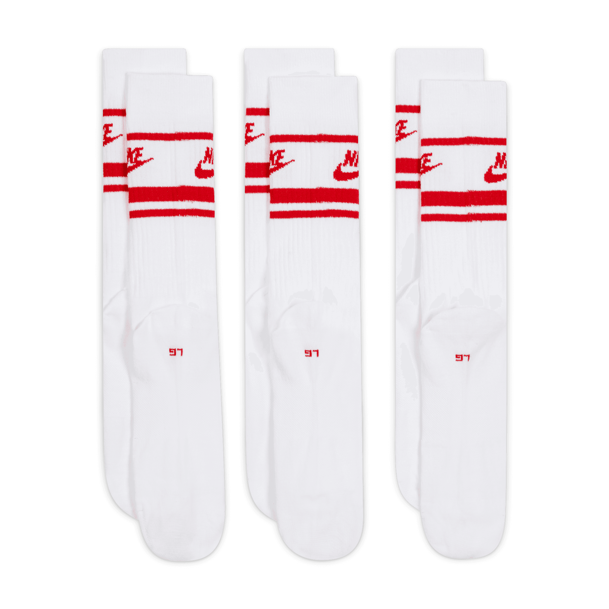Nike Sportswear Everyday Essential Crew Socks (3 Pairs) (UNISEX)