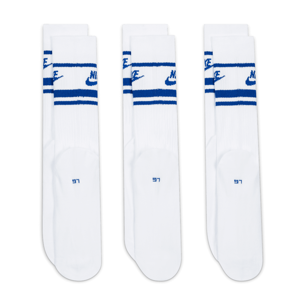 Nike Sportswear Everyday Essential Crew Socks (3 Pairs) (UNISEX)
