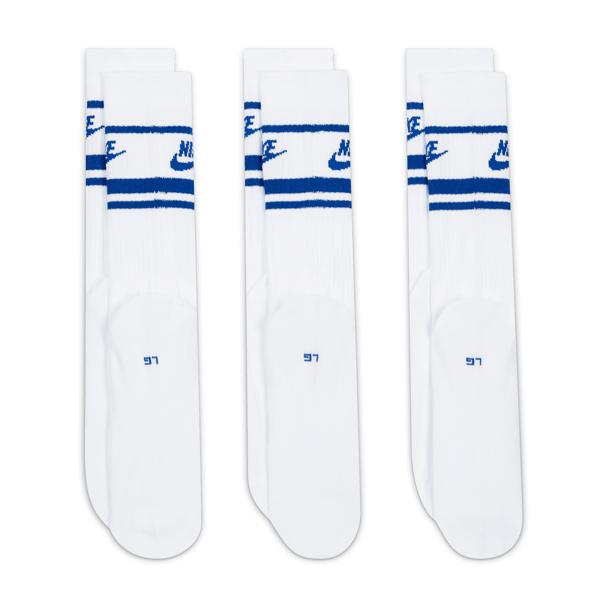 Nike Sportswear Everyday Essential Crew Socks (3 Pairs) (UNISEX)