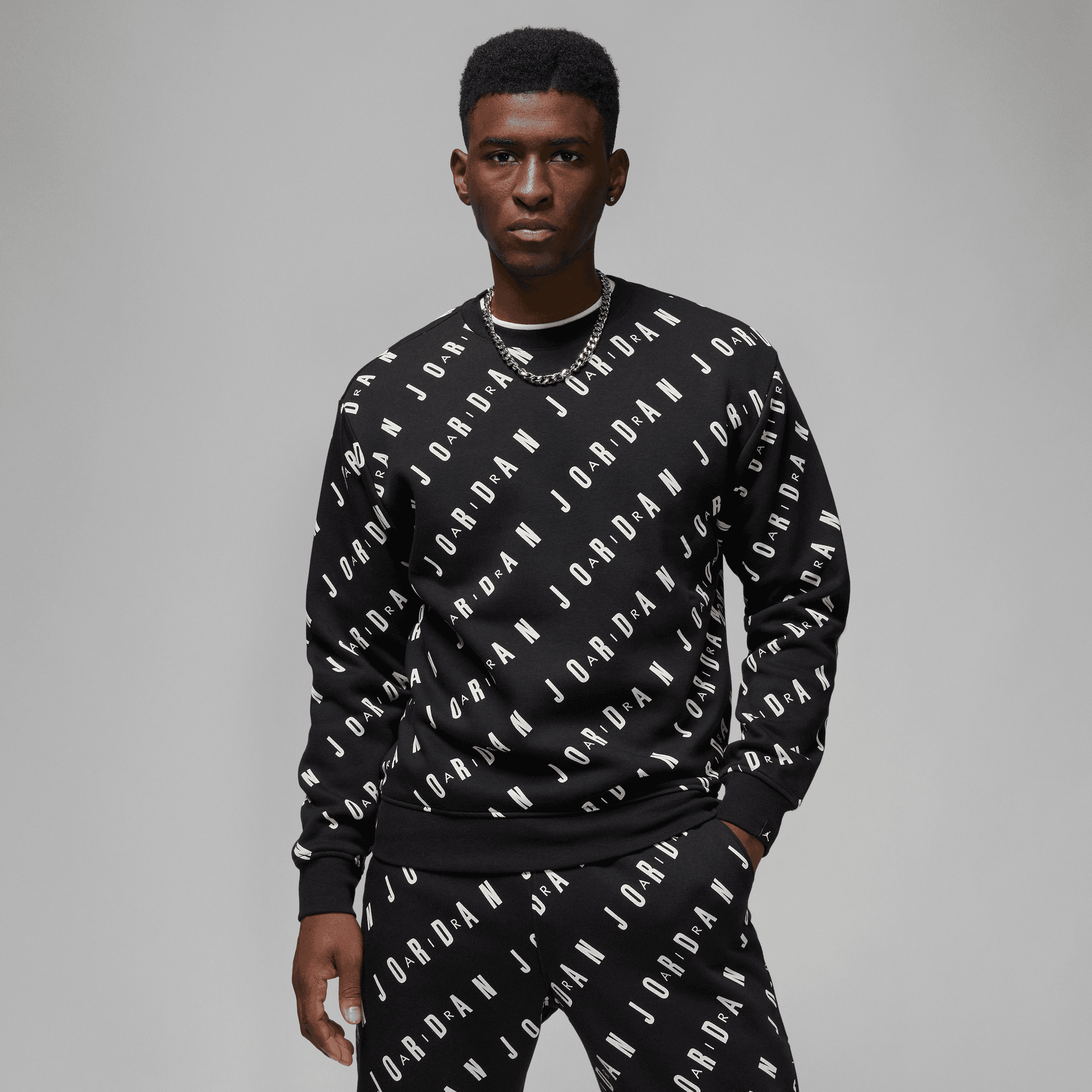 Men's Jordan Essentials  Graphic Fleece Crew-Neck Sweatshirt