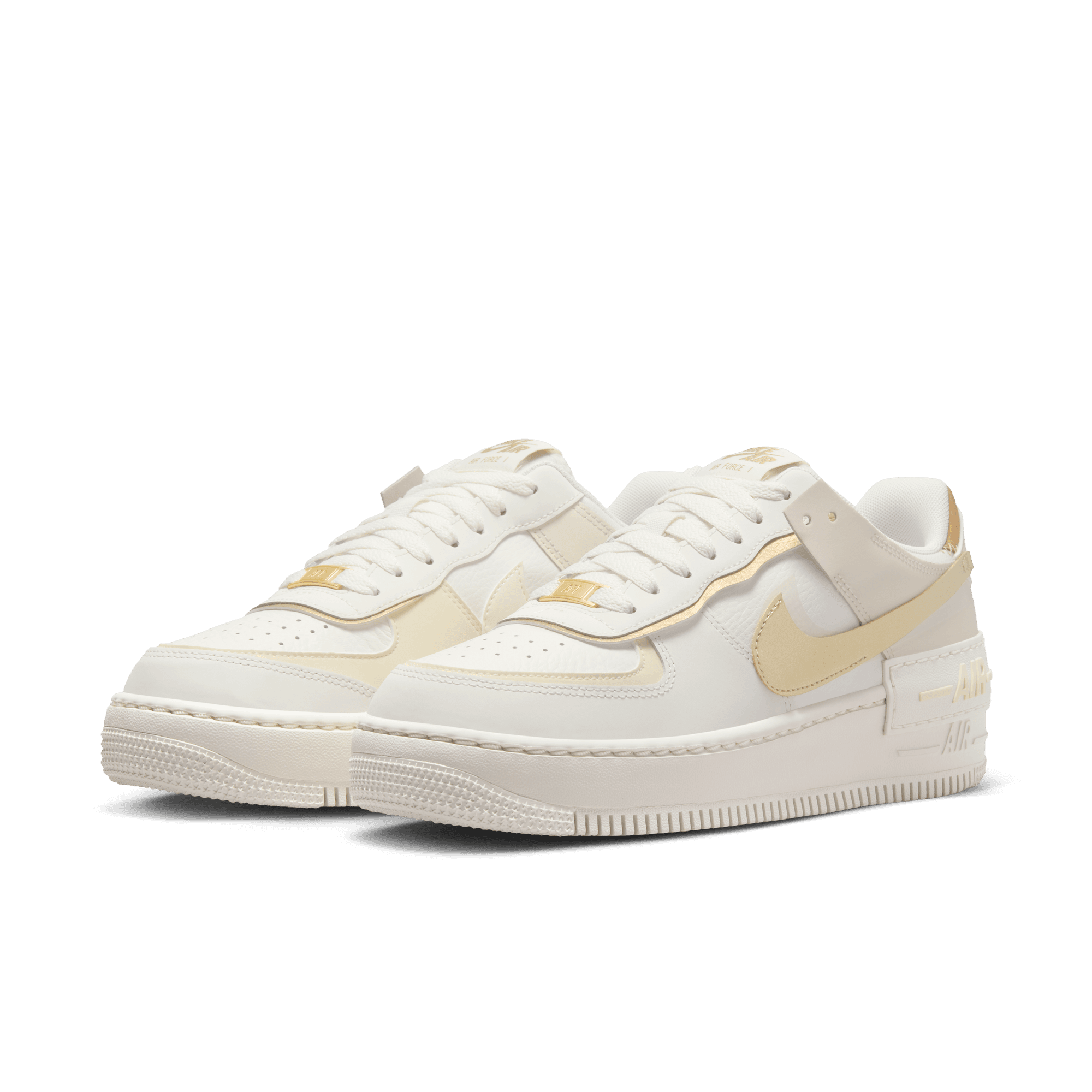 Women's Nike Air Force 1 Shadow "Sail Metallic Gold"