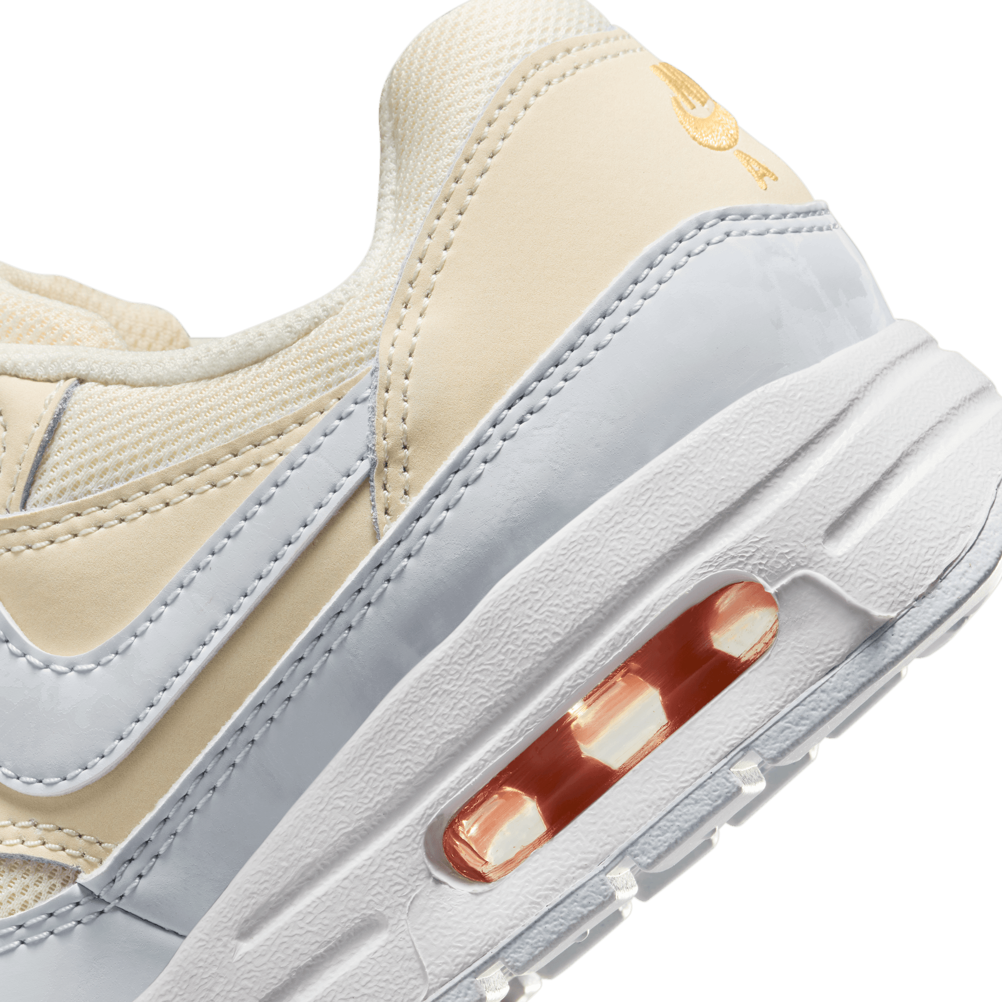 Big Kids' Air Max 1 "Pale Ivory Football Grey"