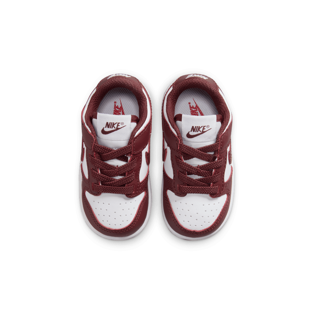 Baby/Toddler Nike Dunk Low "White Gym Red Redwood"