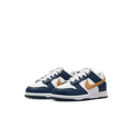 Little Kids' Nike Dunk Low "Midnight Navy Wheat"