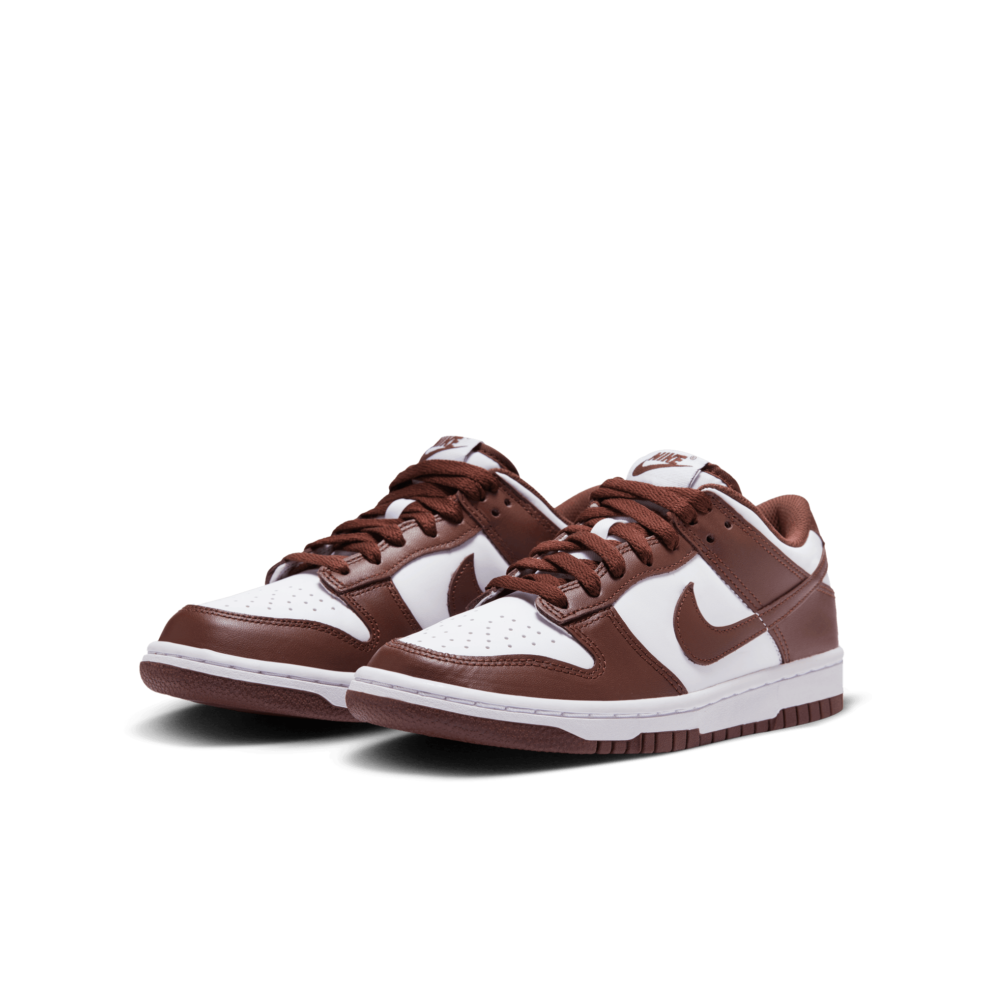 Big Kids' Nike Dunk Low "Redwood-Gym Red White"