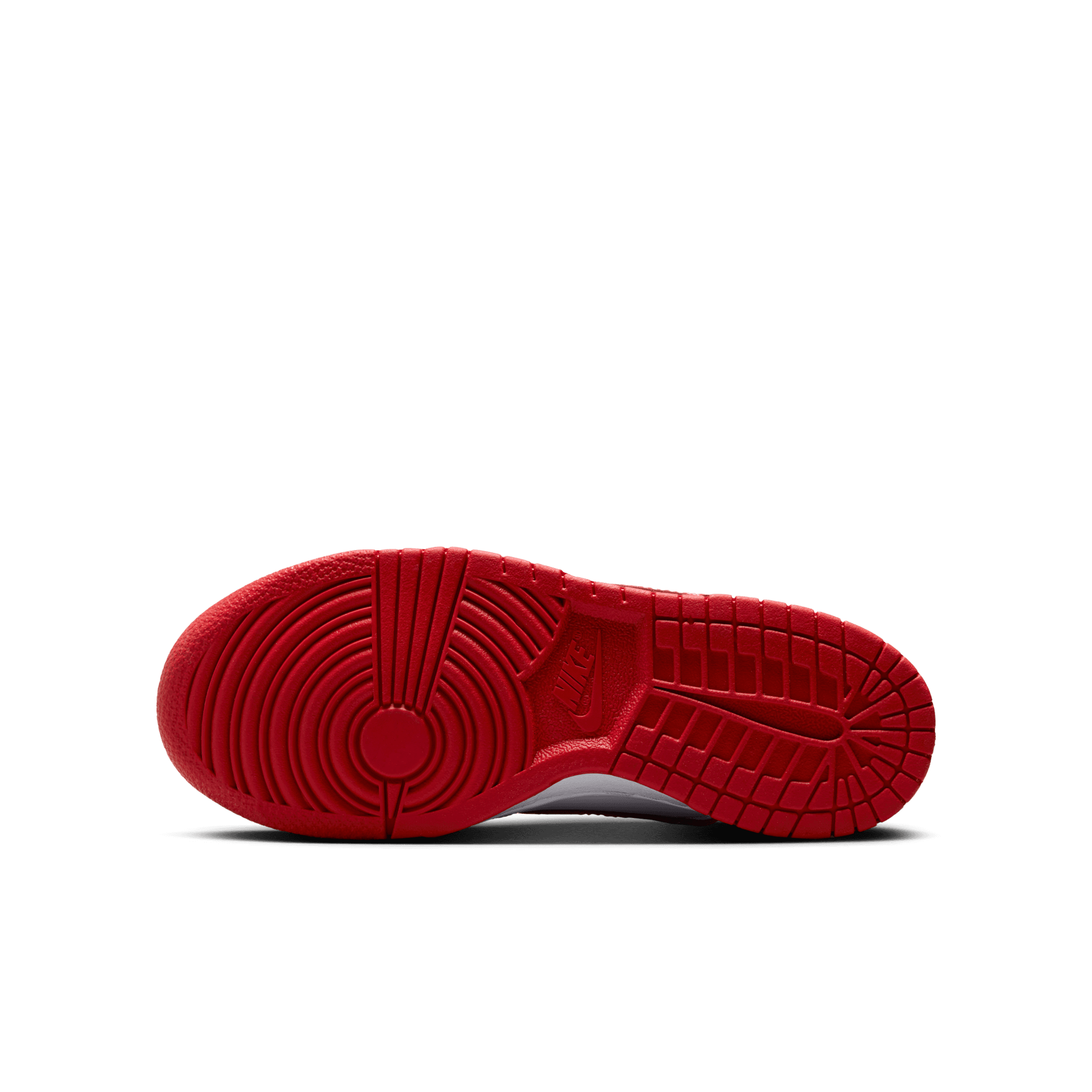 Big Kids' Nike Dunk Low "White University Red"