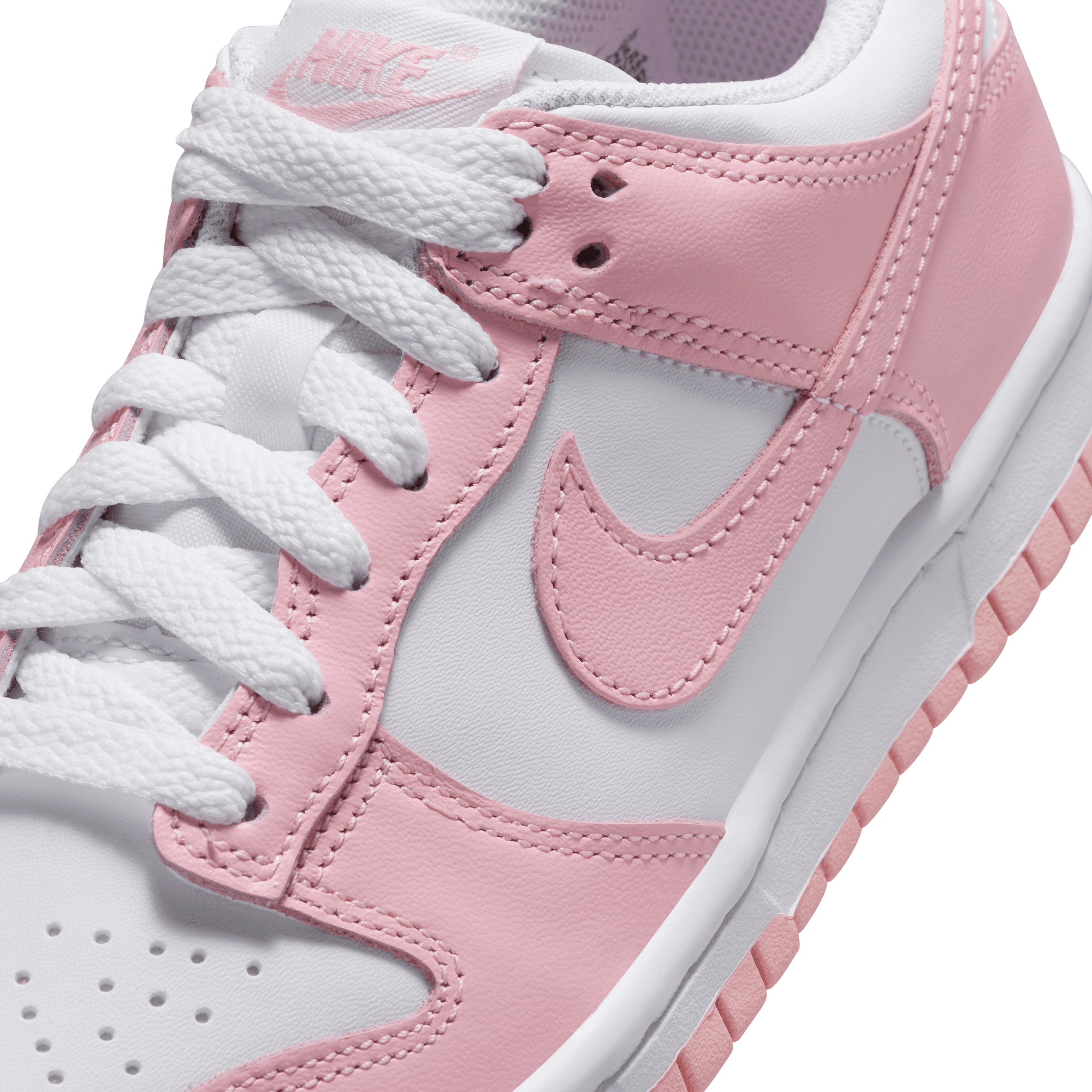 Big Kids' Nike Dunk Low "Medium Soft Pink"