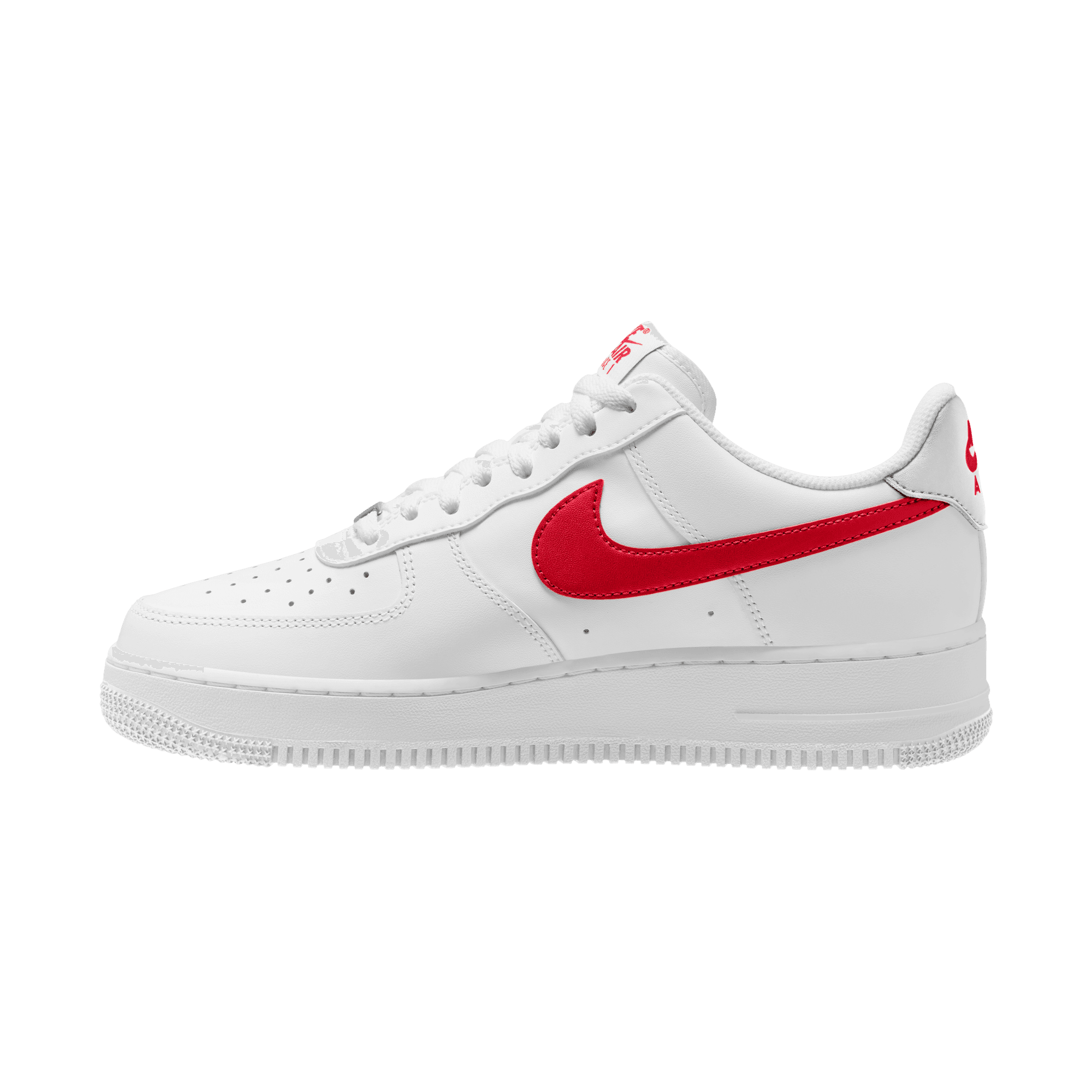 Men's Nike Air Force 1 '07 "White University Red"