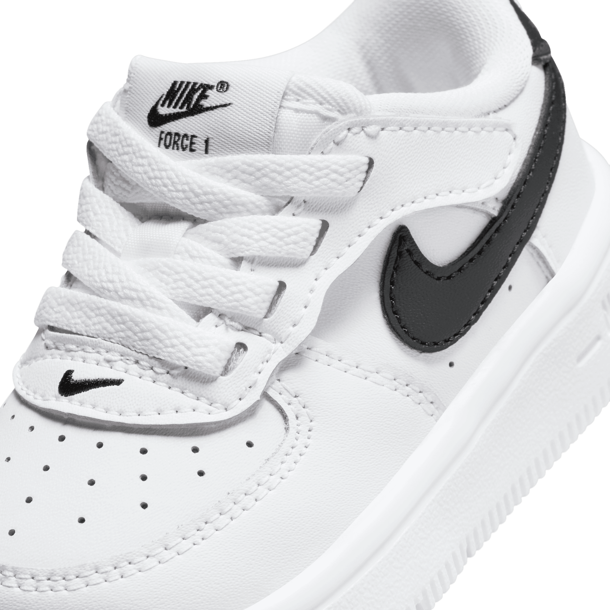 Baby/Toddler Nike Force 1 Low EasyOn  "White Black" (Unisex)