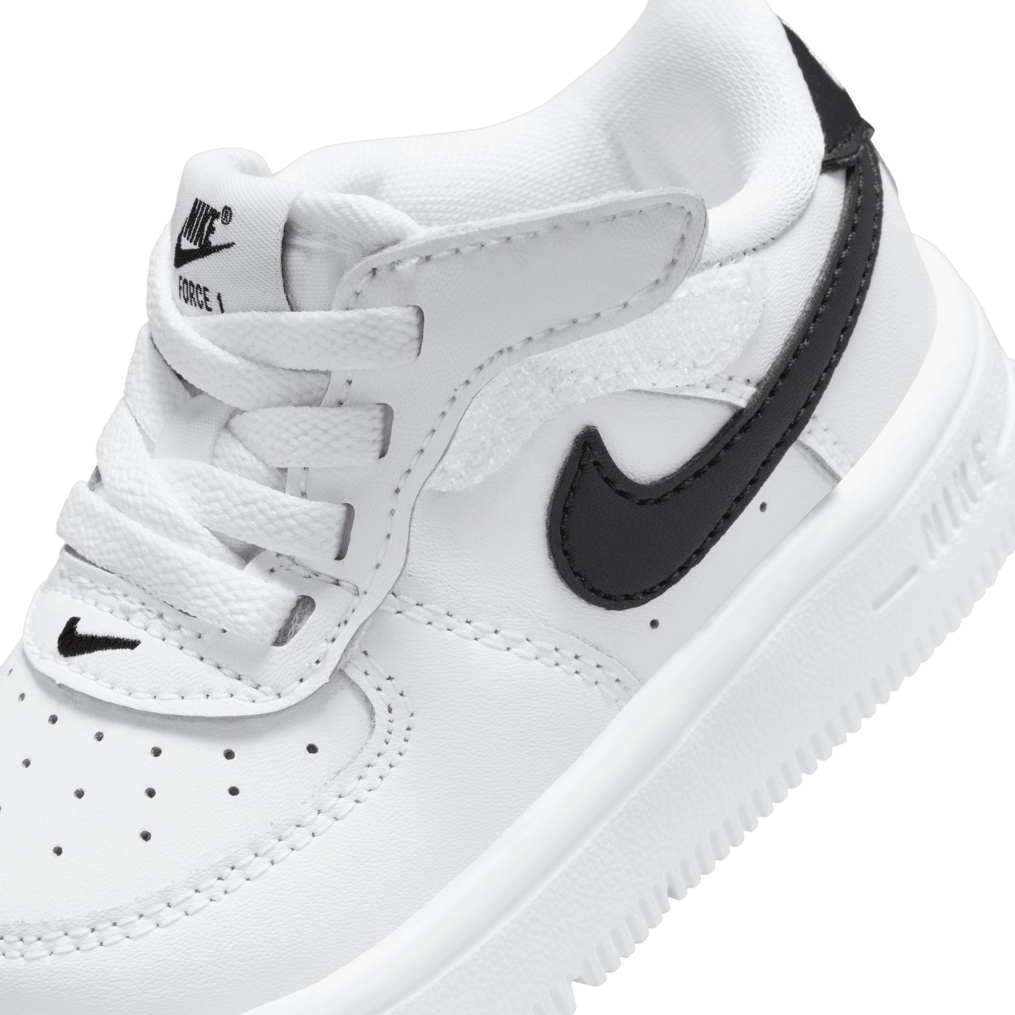 Baby/Toddler Nike Force 1 Low EasyOn  "White Black" (Unisex)