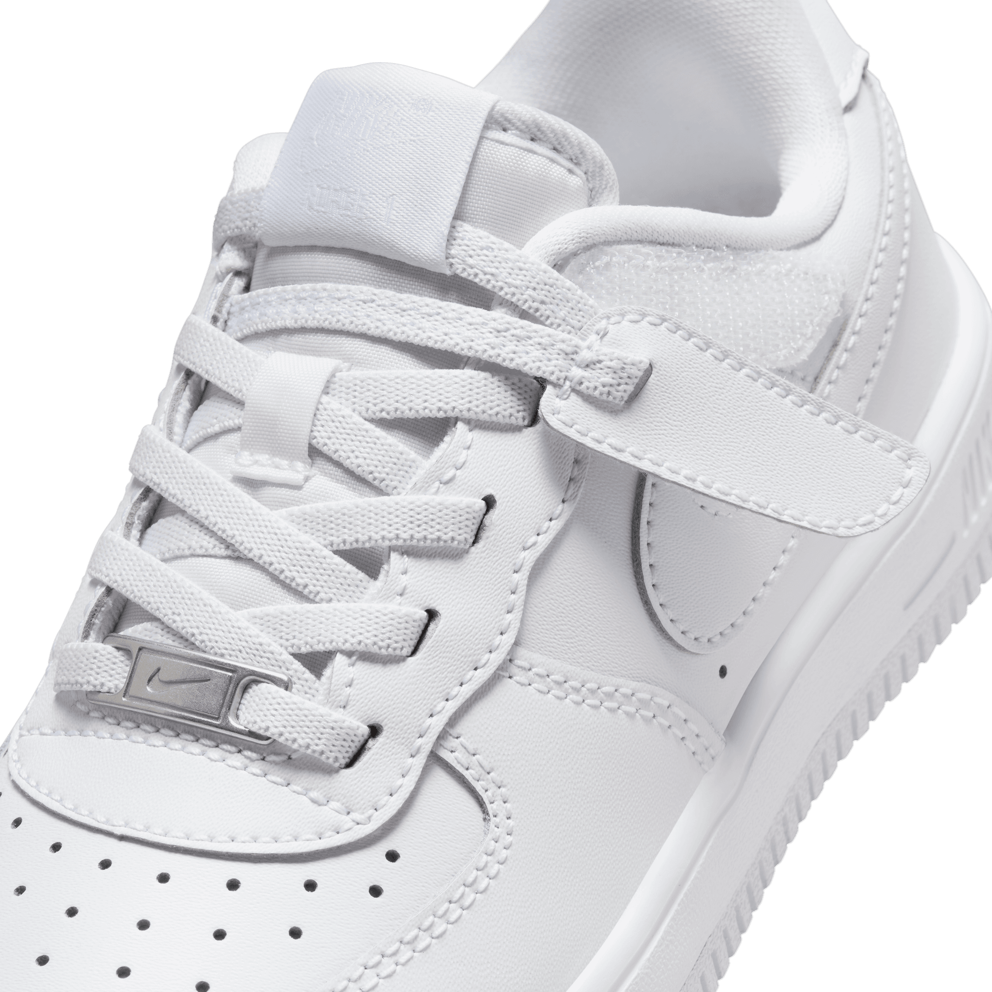 Little Kids' Nike Force 1 Low EasyOn "Triple White"