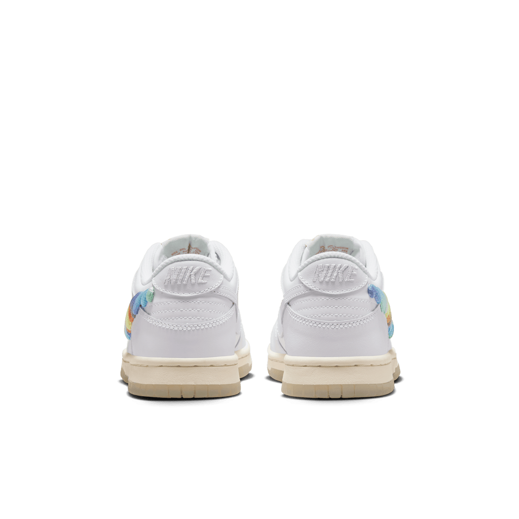Big Kids' Nike Dunk Low SE "Rainbow Swoosh"
