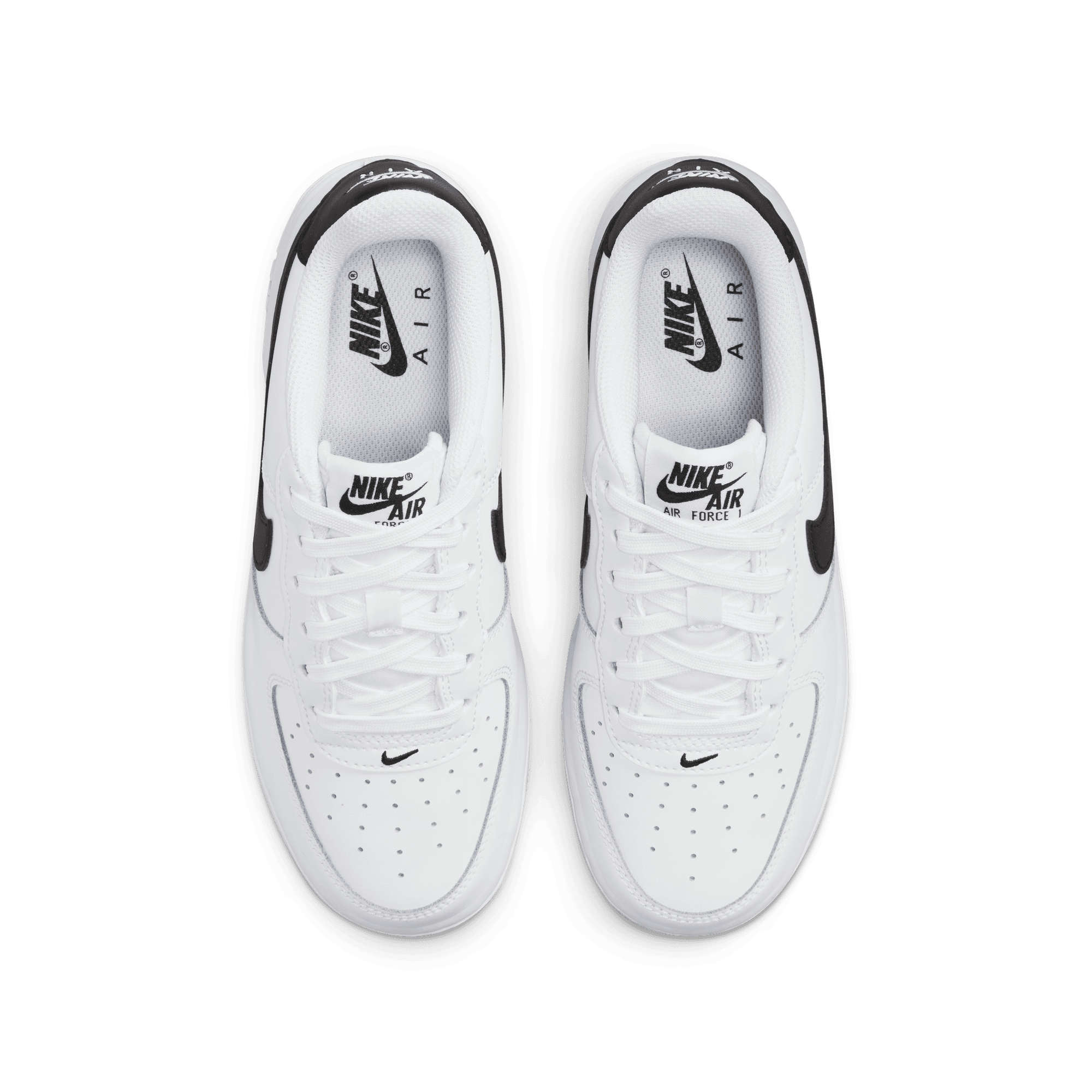 Big Kids' Nike Air Force 1  "White Black"