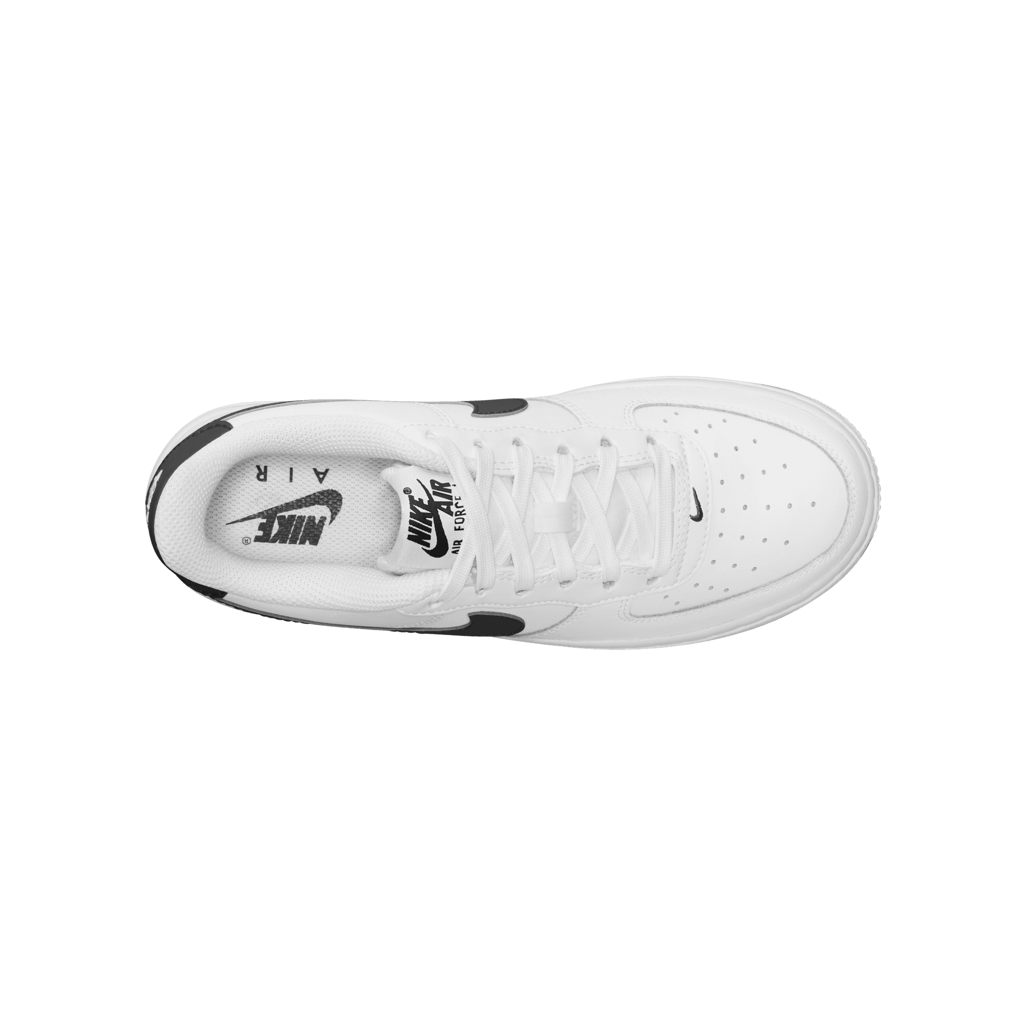 Big Kids' Nike Air Force 1  "White Black"